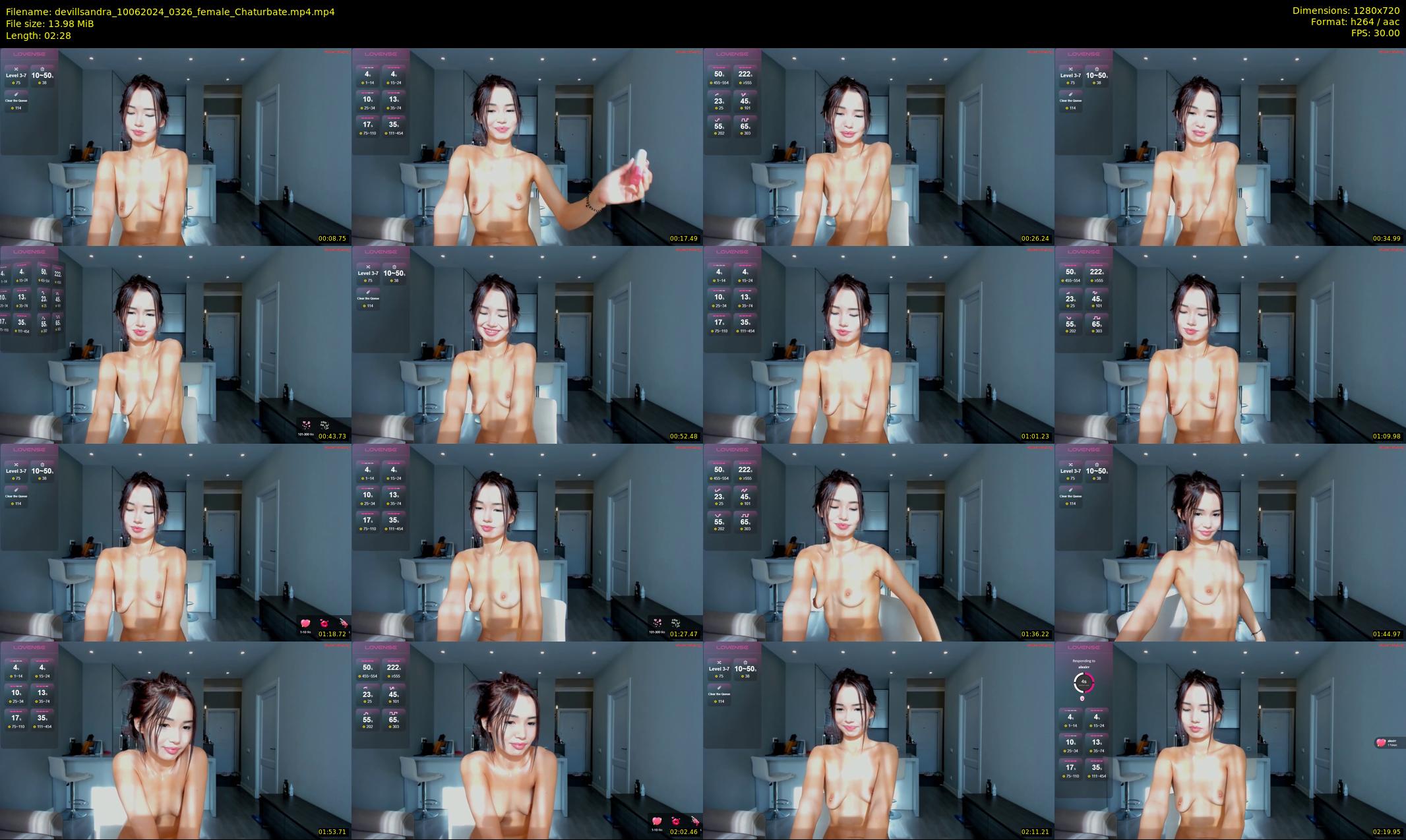 devillsandra — 3 minute Chaturbate female cam show recording, 720p, Jun 10, 2024