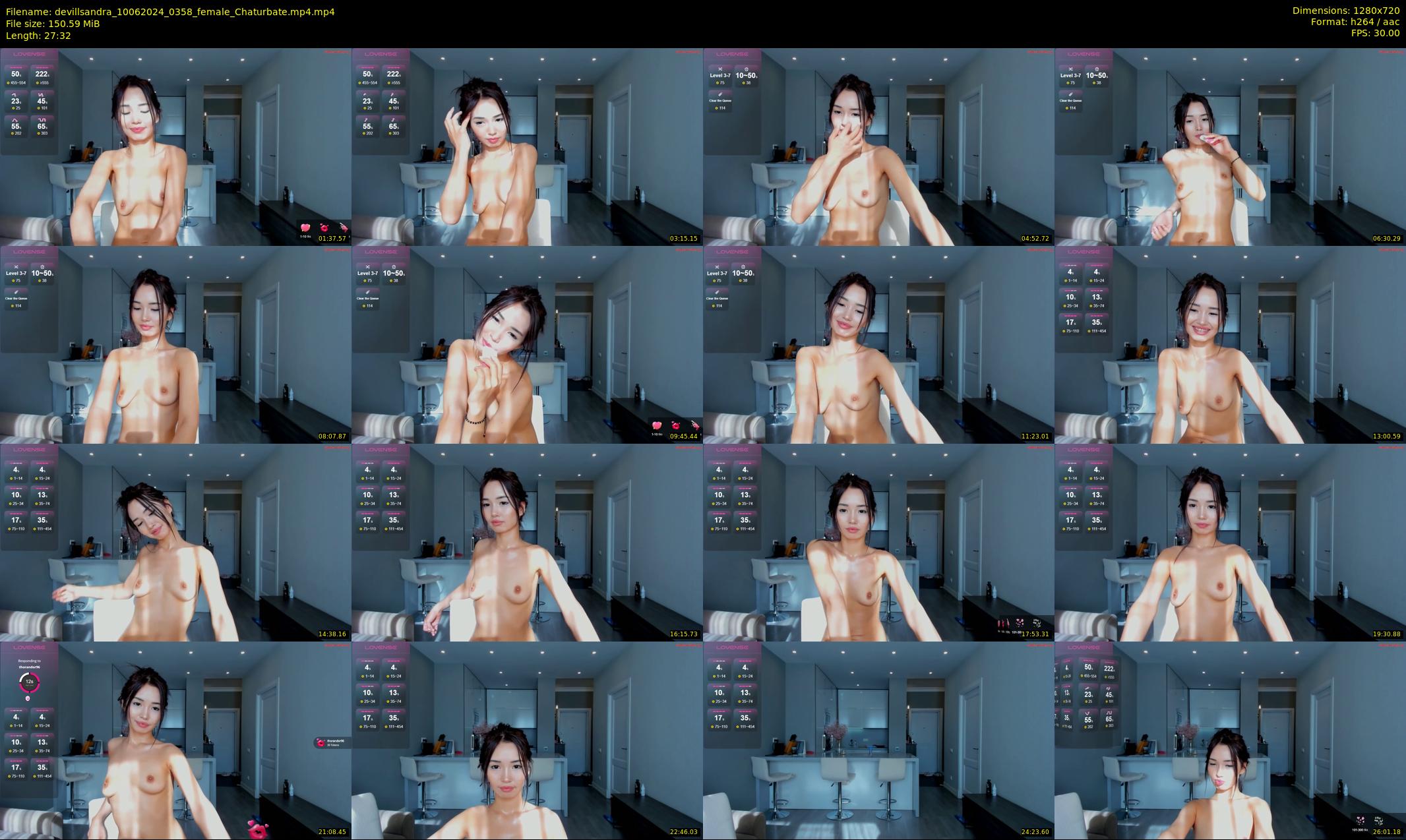 devillsandra — 28 minute Chaturbate female cam show recording, 720p, Jun 10, 2024