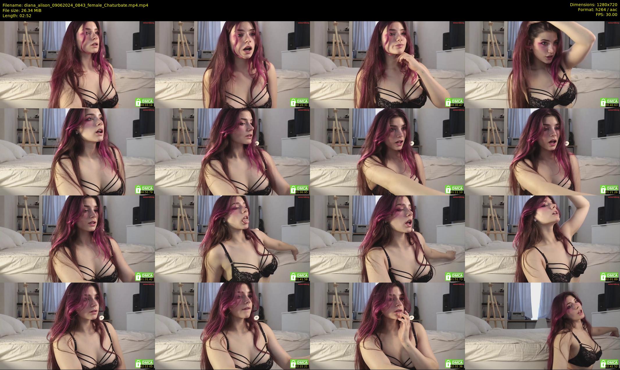 diana_alison — 3 minute Chaturbate female cam show recording, 720p, Jun 9, 2024