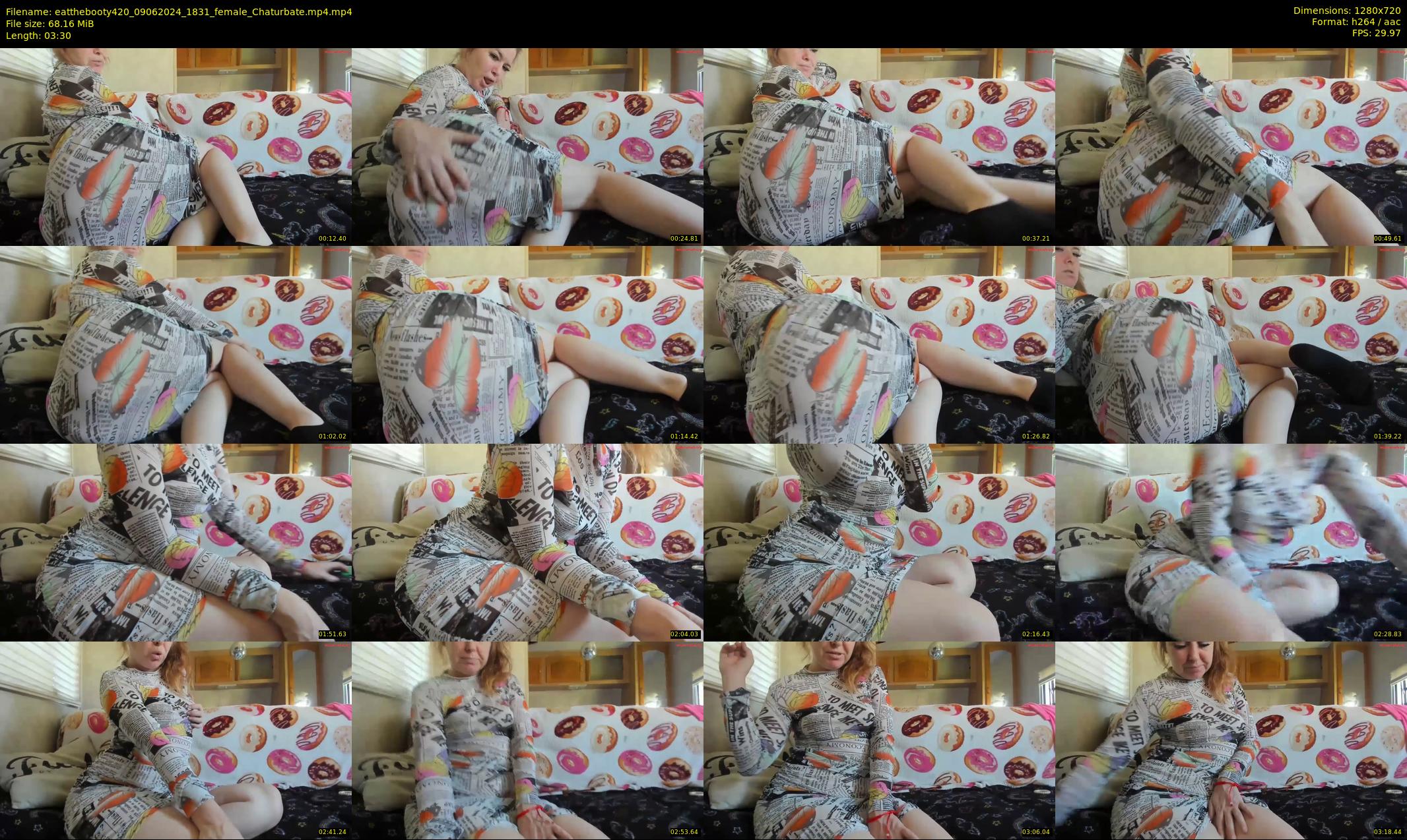 eatthebooty420 — 4 minute Chaturbate female cam show recording, 720p, Jun 9, 2024