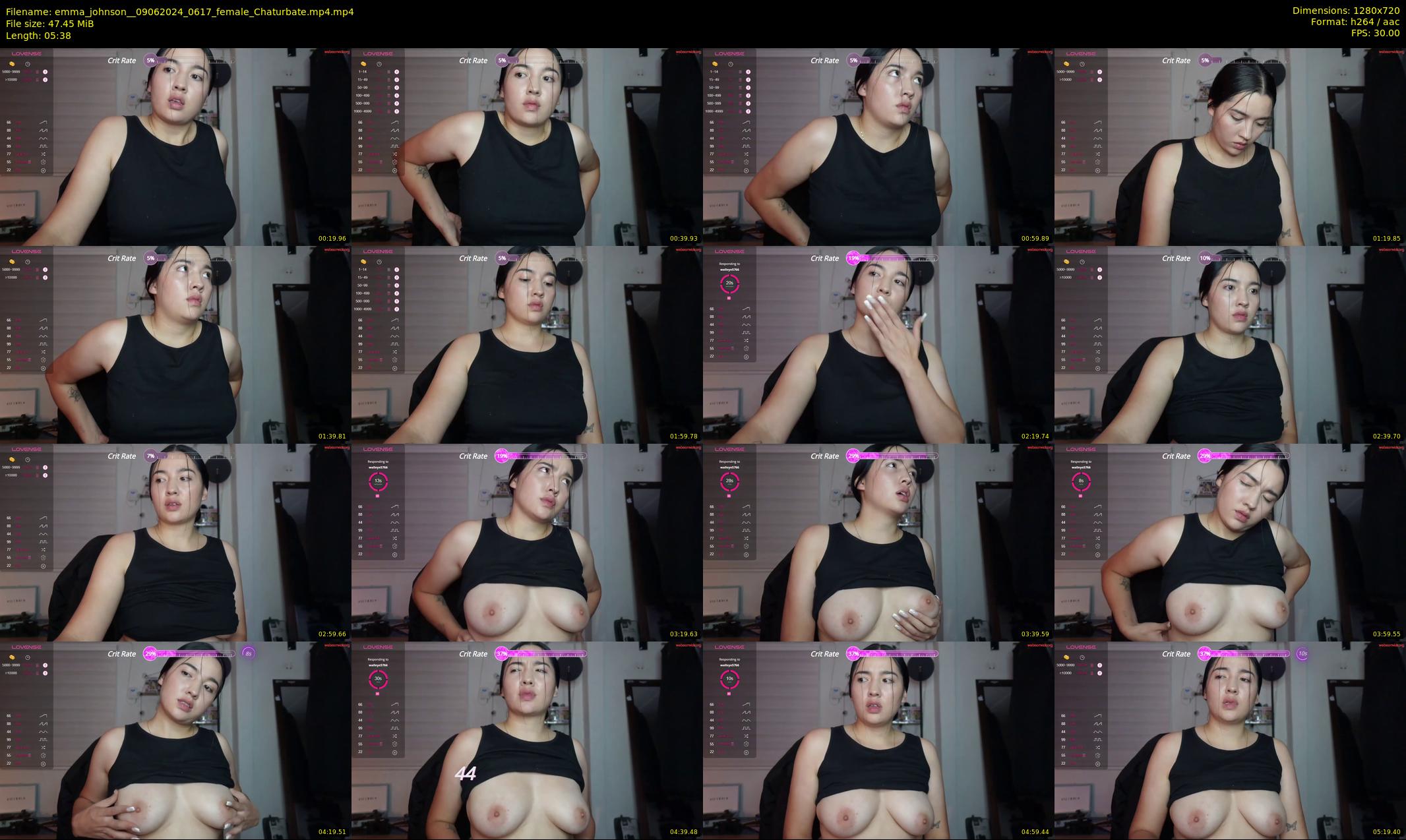 emma_johnson_ — 6 minute Chaturbate female cam show recording, 720p, Jun 9, 2024