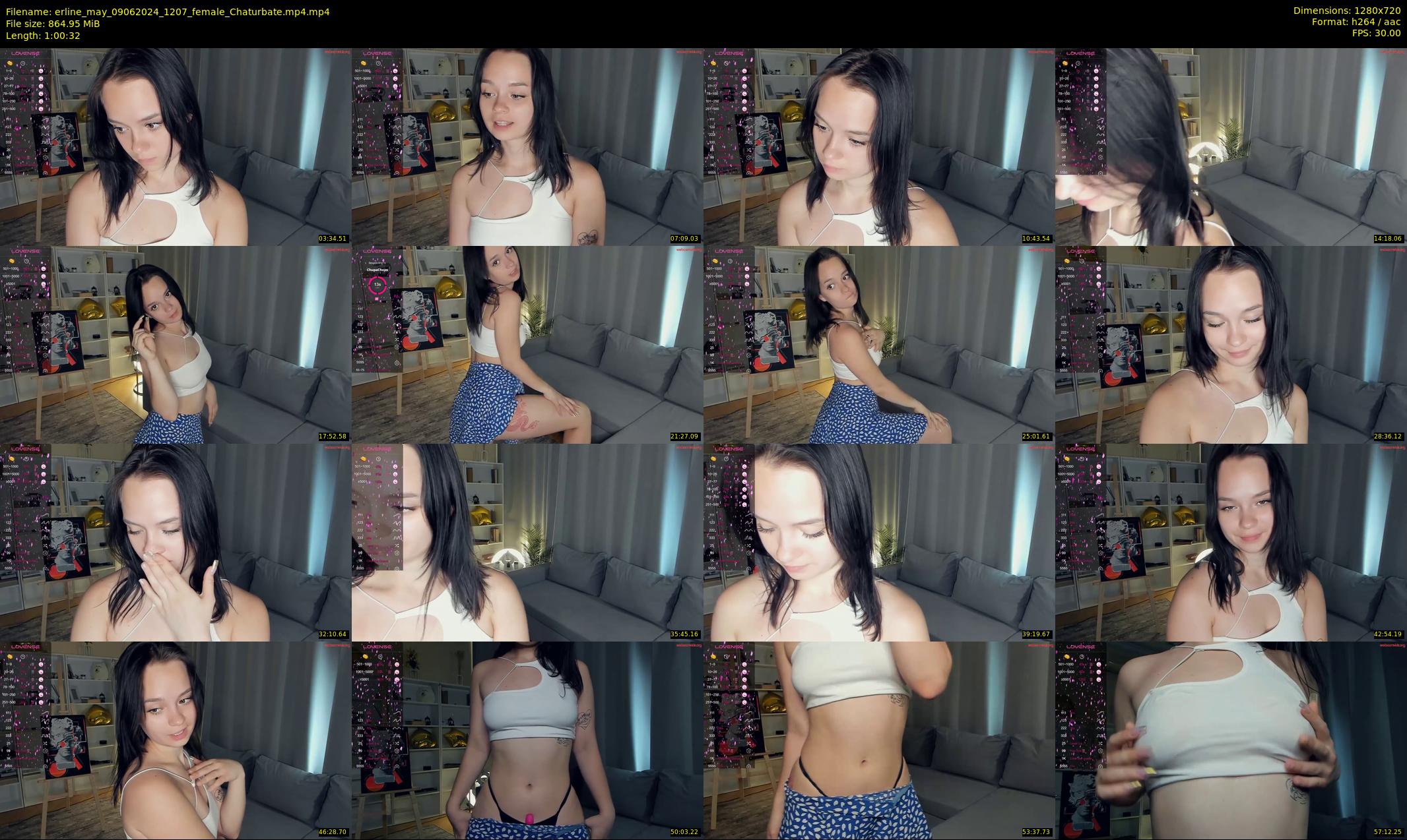 erline_may — 61 minute Chaturbate female cam show recording, 720p, Jun 9, 2024