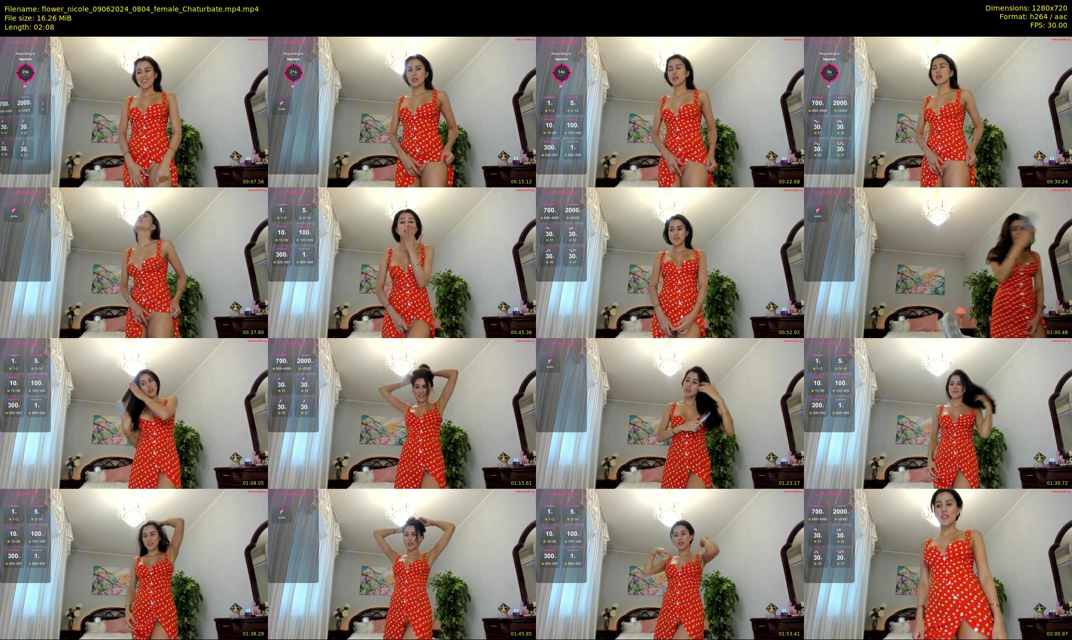 flower_nicole — 3 minute Chaturbate female cam show recording, 720p, Jun 9, 2024