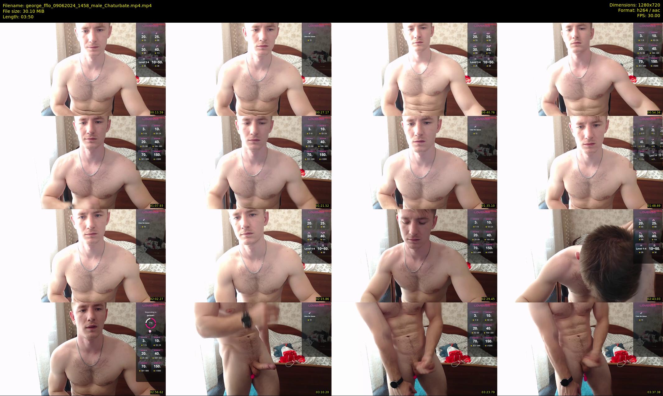 george_fflo — 4 minute Chaturbate male cam show recording, 720p, Jun 9, 2024