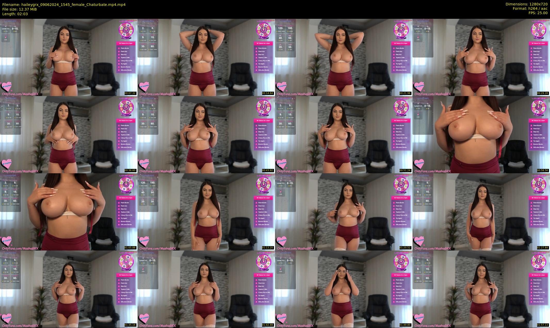haileygrx — 3 minute Chaturbate female cam show recording, 720p, Jun 9, 2024