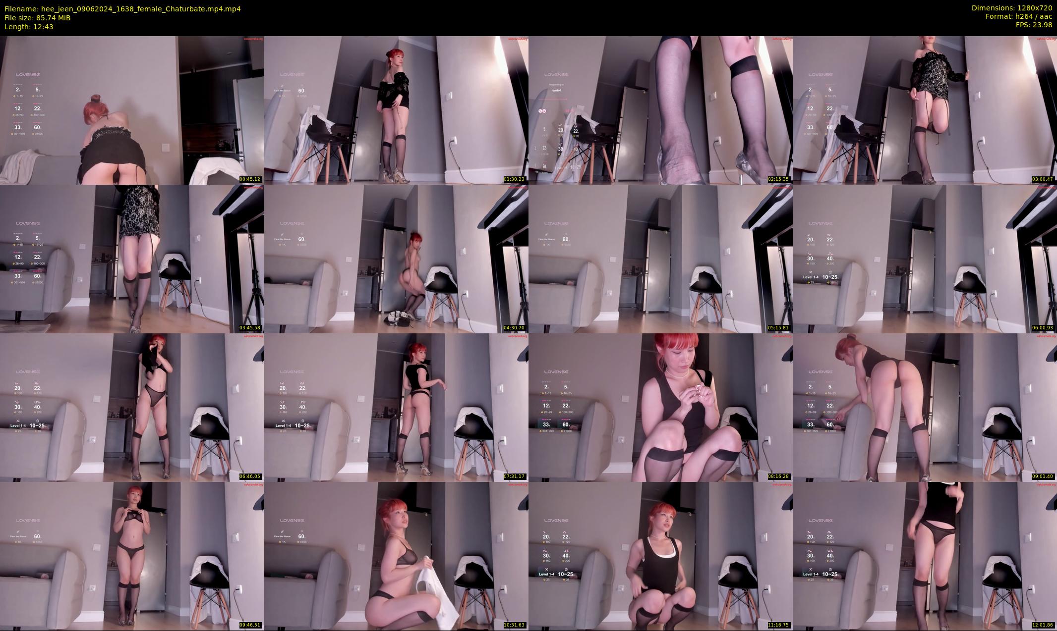 hee_jeen — 13 minute Chaturbate female cam show recording, 720p, Jun 9, 2024