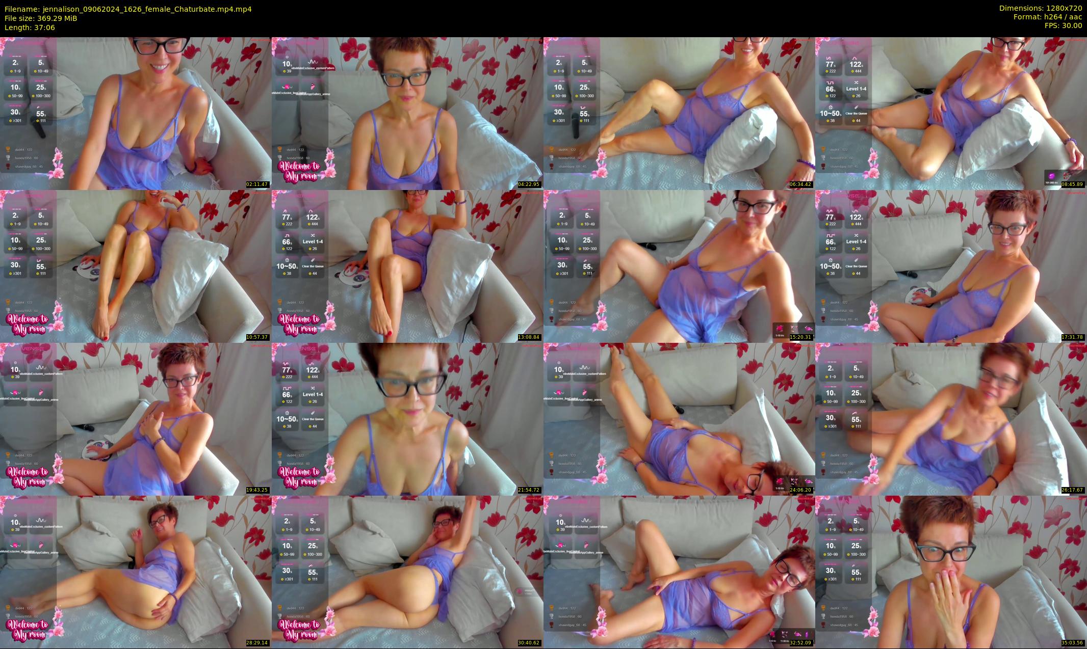 jennalison — 38 minute Chaturbate female cam show recording, 720p, Jun 9, 2024