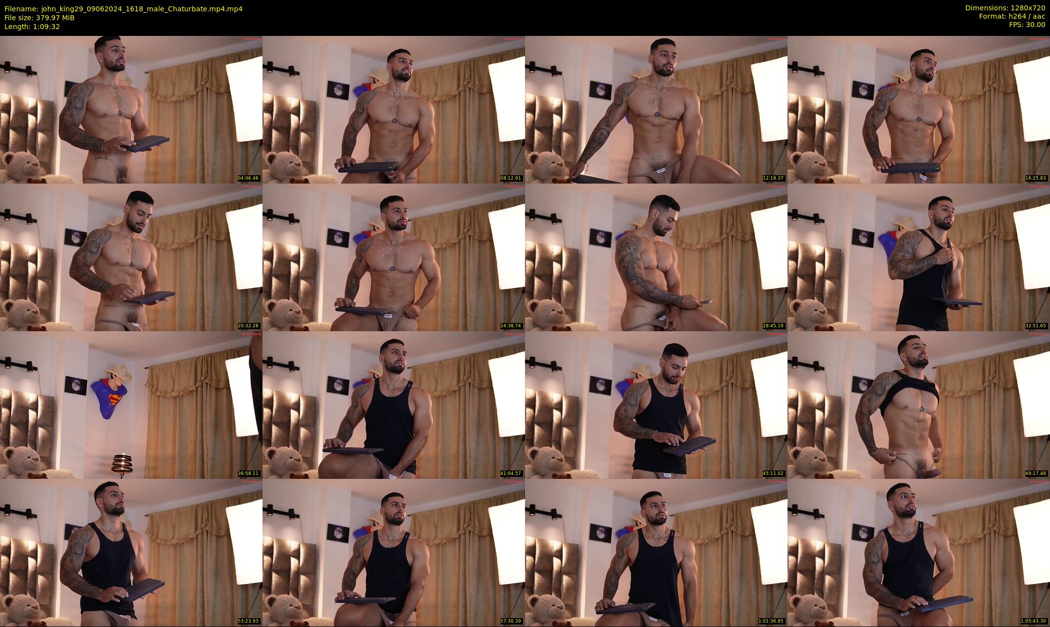john_king29 — 70 minute Chaturbate male cam show recording, 720p, Jun 9, 2024