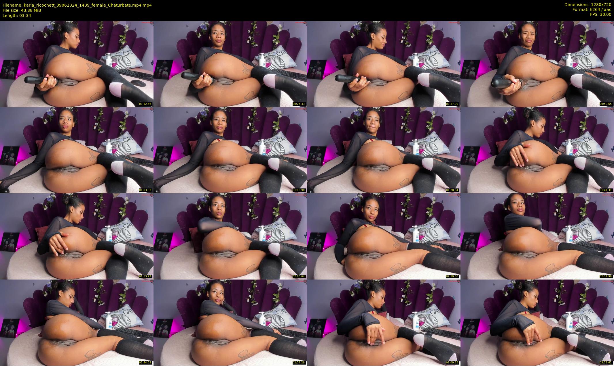 karla_ricochett — 4 minute Chaturbate female cam show recording, 720p, Jun 9, 2024