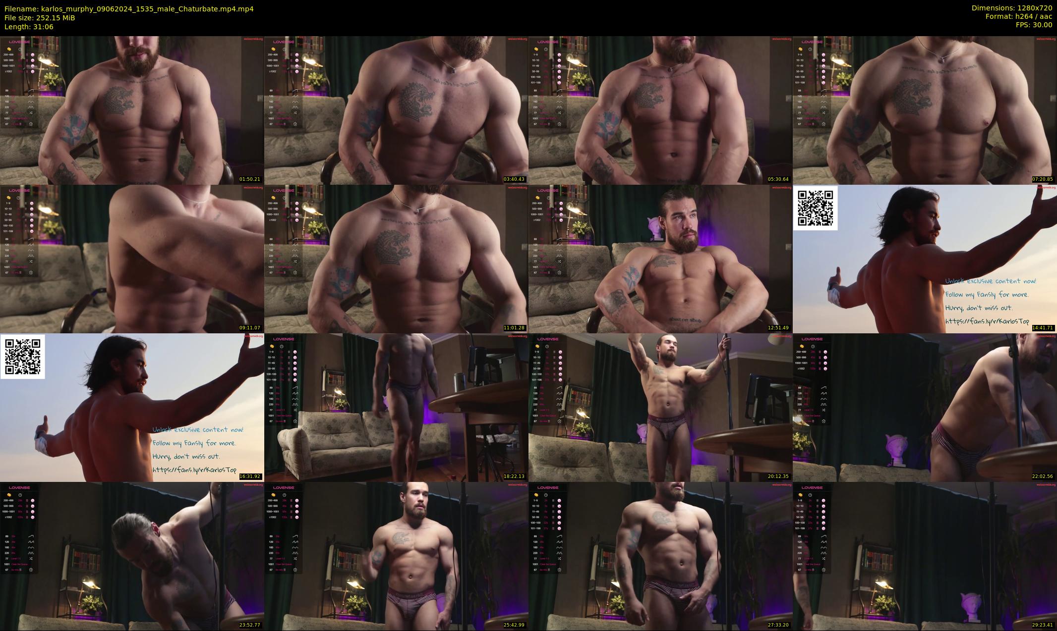 karlos_murphy — 32 minute Chaturbate male cam show recording, 720p, Jun 9, 2024