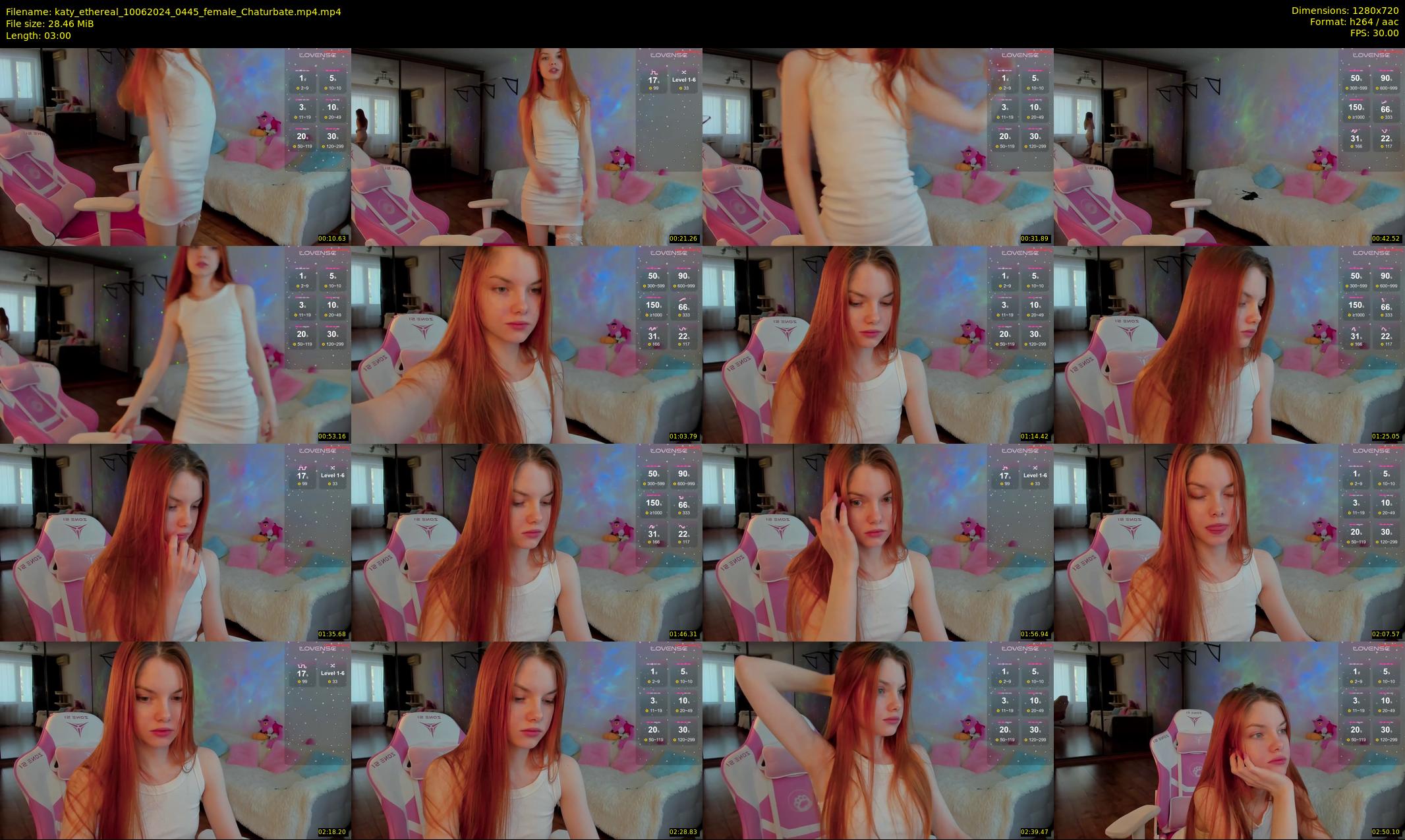 katy_ethereal — 3 minute Chaturbate female cam show recording, 720p, Jun 10, 2024
