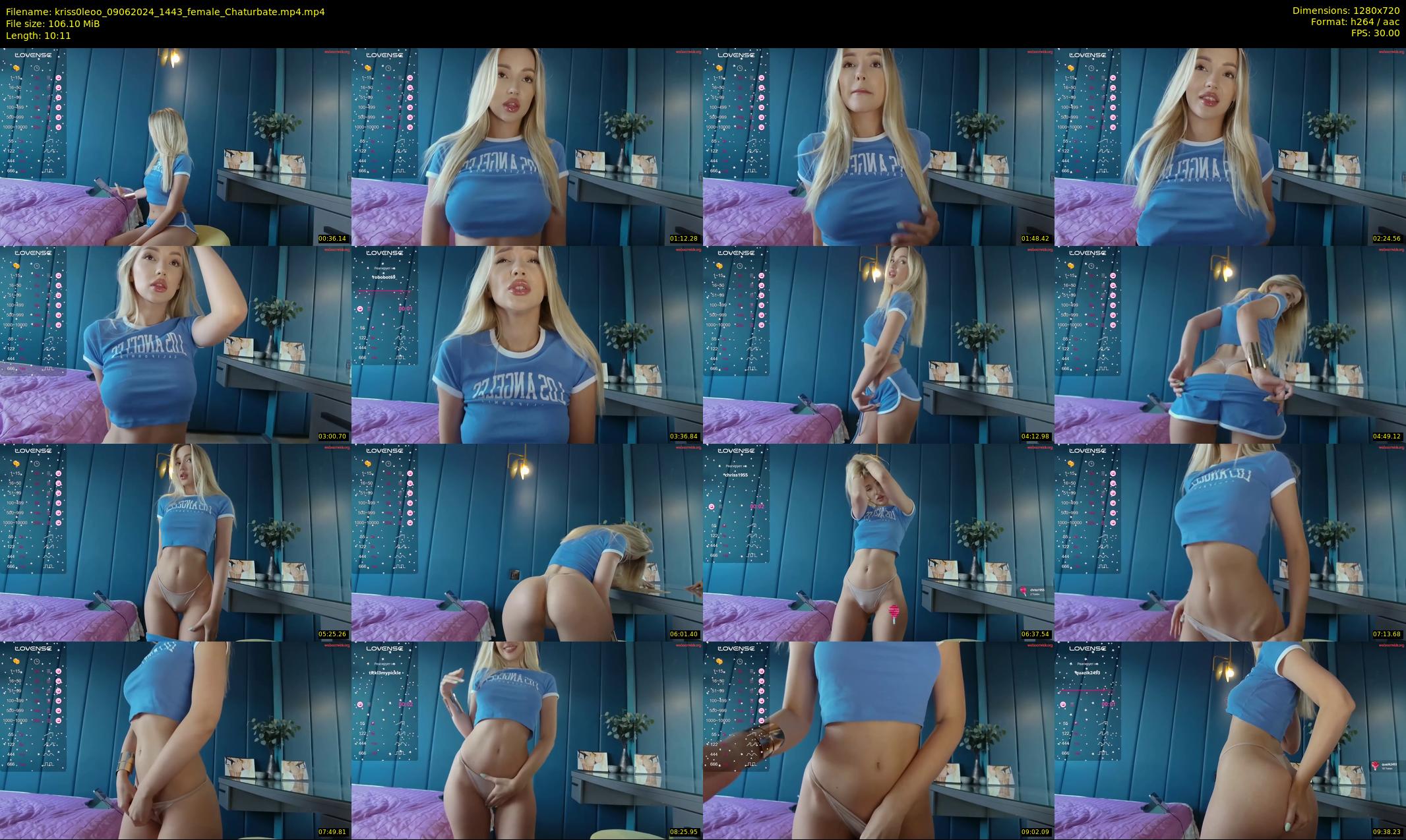 kriss0leoo — 11 minute Chaturbate couple cam show recording, 720p, Jun 9, 2024