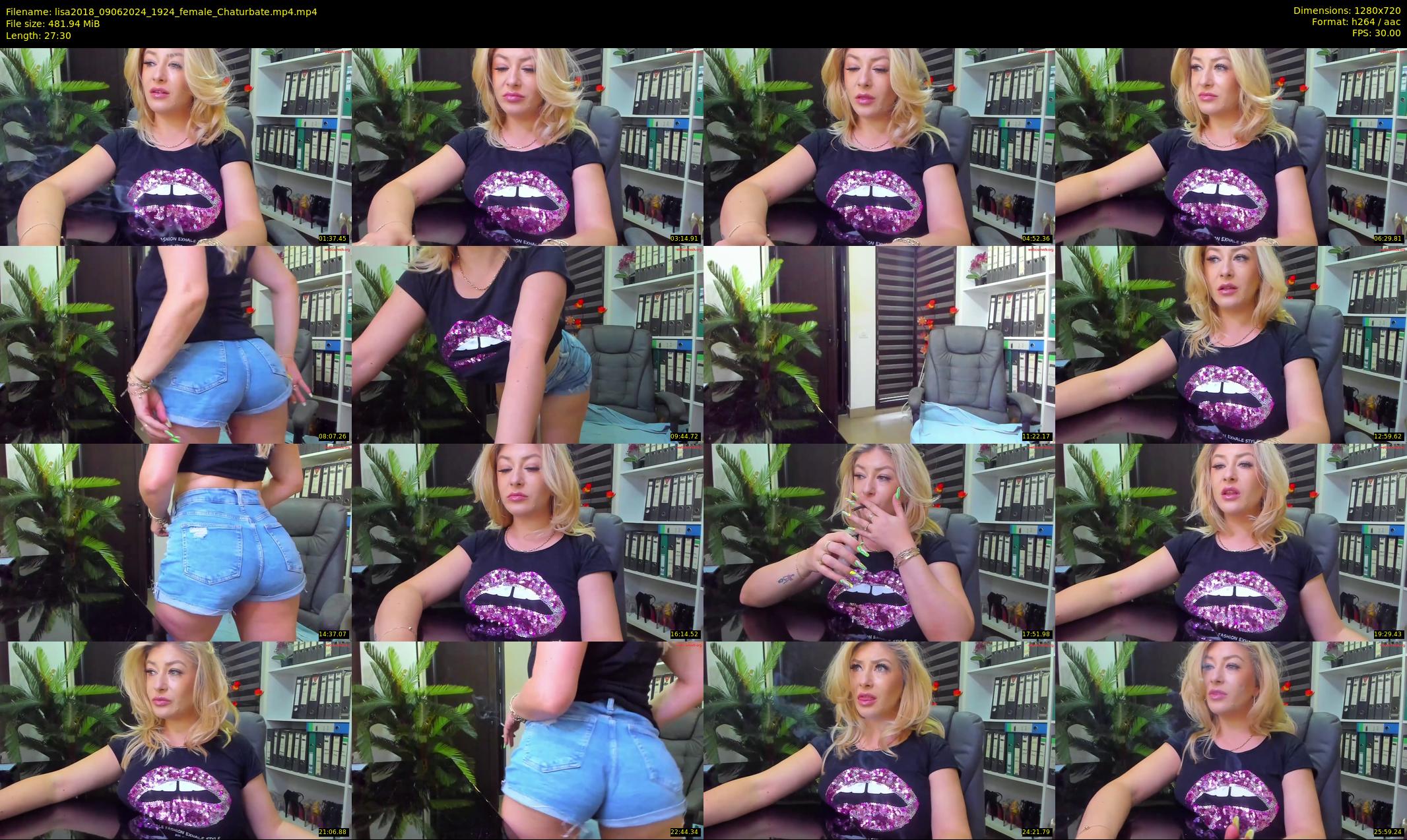 lisa2018 — 28 minute Chaturbate female cam show recording, 720p, Jun 9, 2024