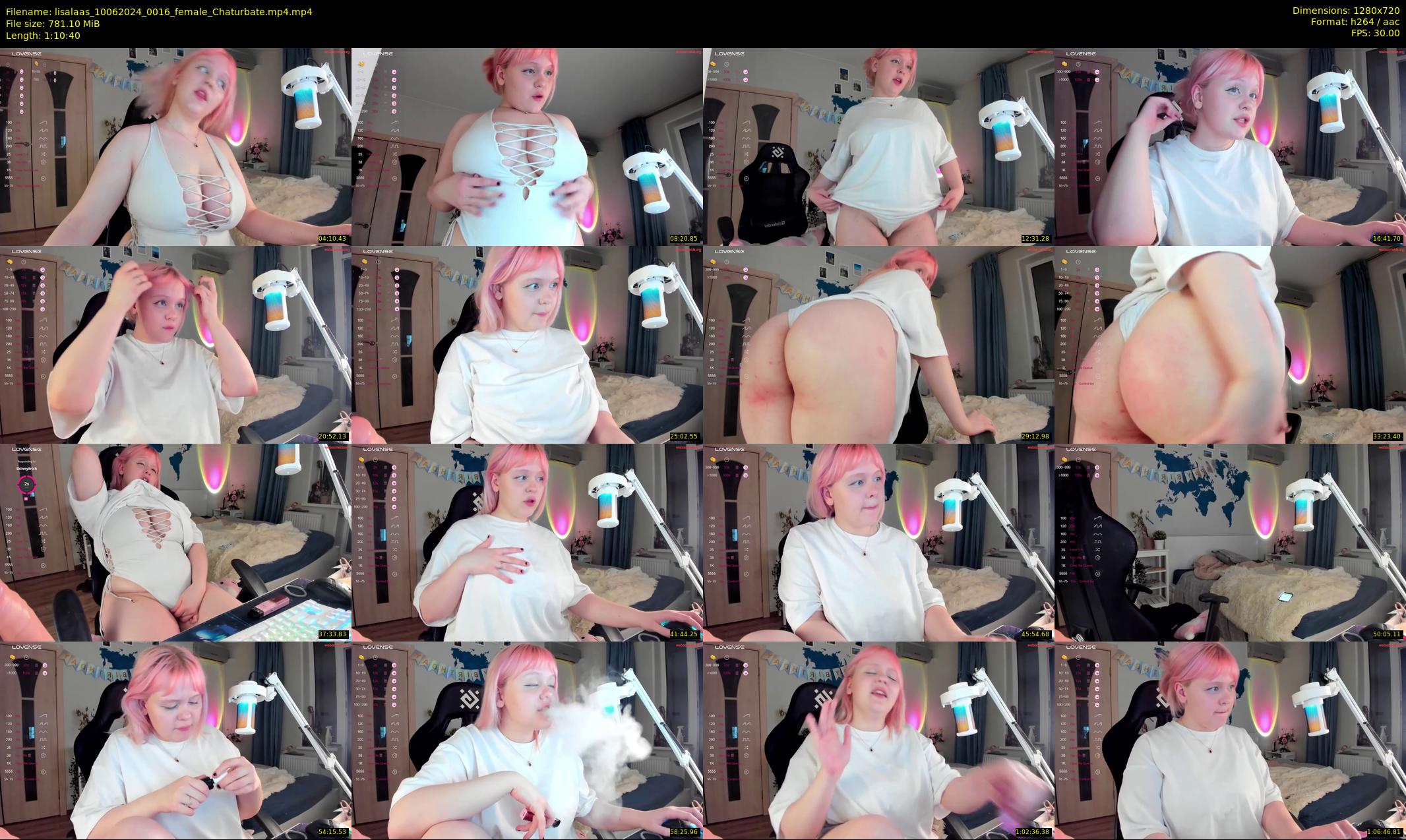 lisalaas — 71 minute Chaturbate female cam show recording, 720p, Jun 10, 2024