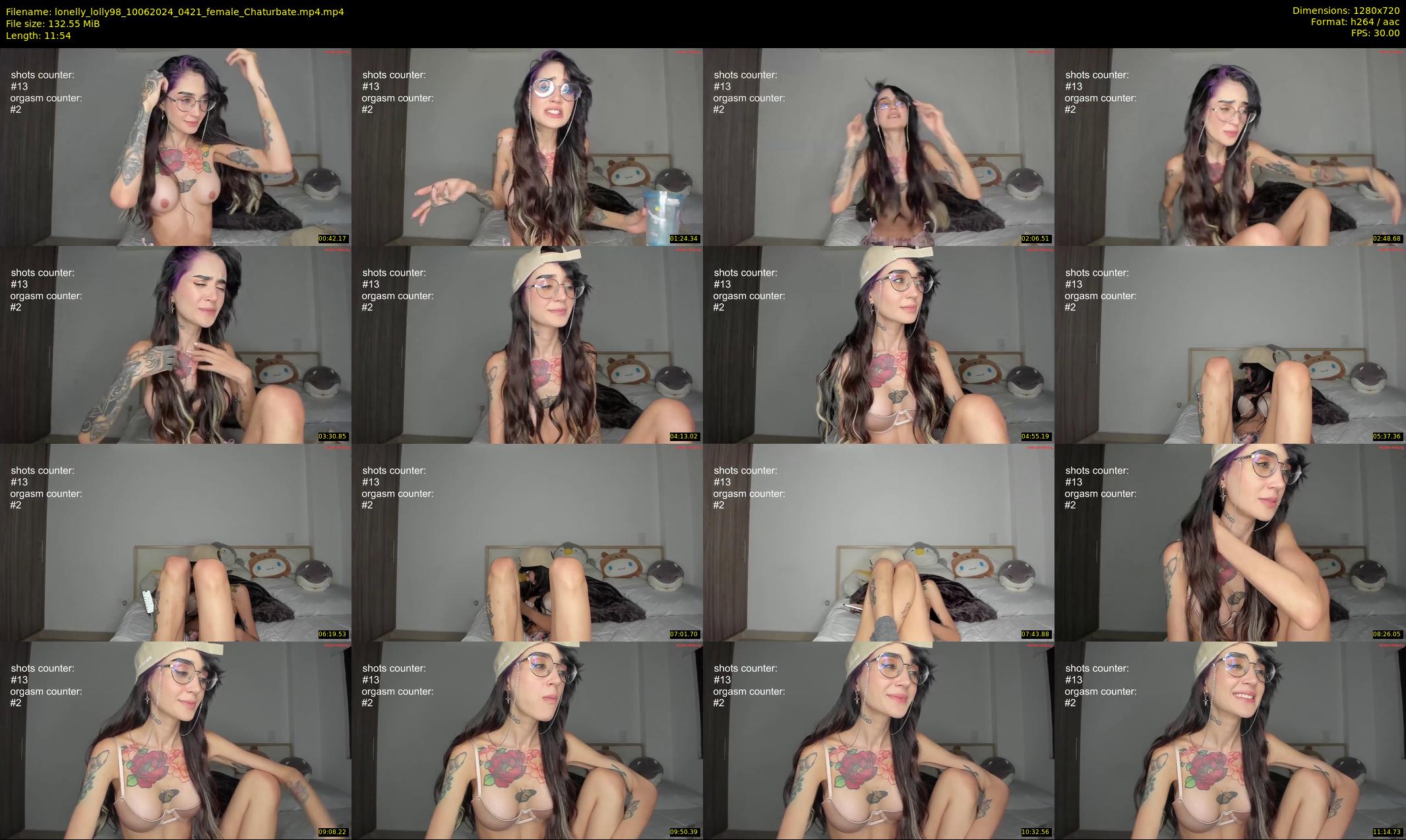 lonelly_lolly98 — 12 minute Chaturbate female cam show recording, 720p, Jun 10, 2024