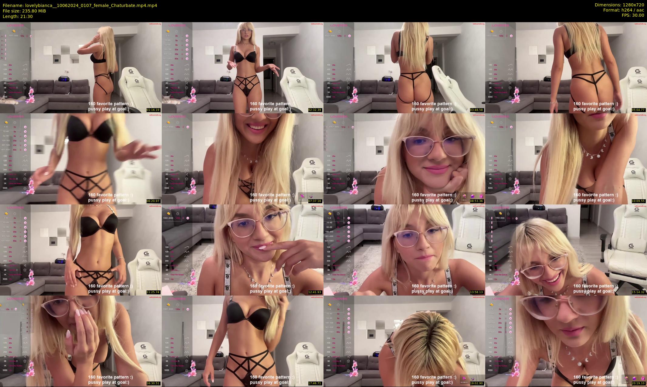 lovelybianca_ — 22 minute Chaturbate female cam show recording, 720p, Jun 10, 2024