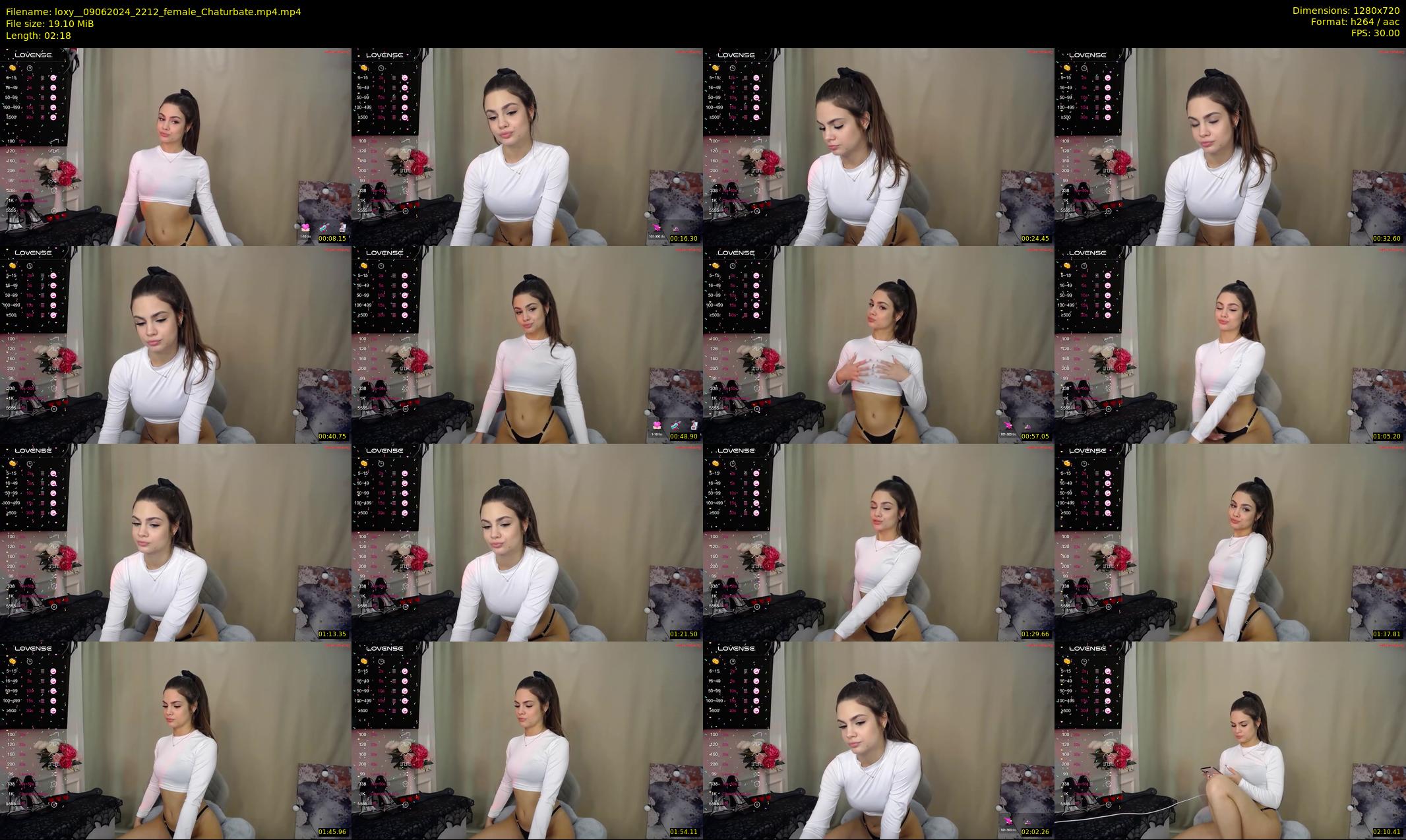 loxy_ — 3 minute Chaturbate female cam show recording, 720p, Jun 9, 2024
