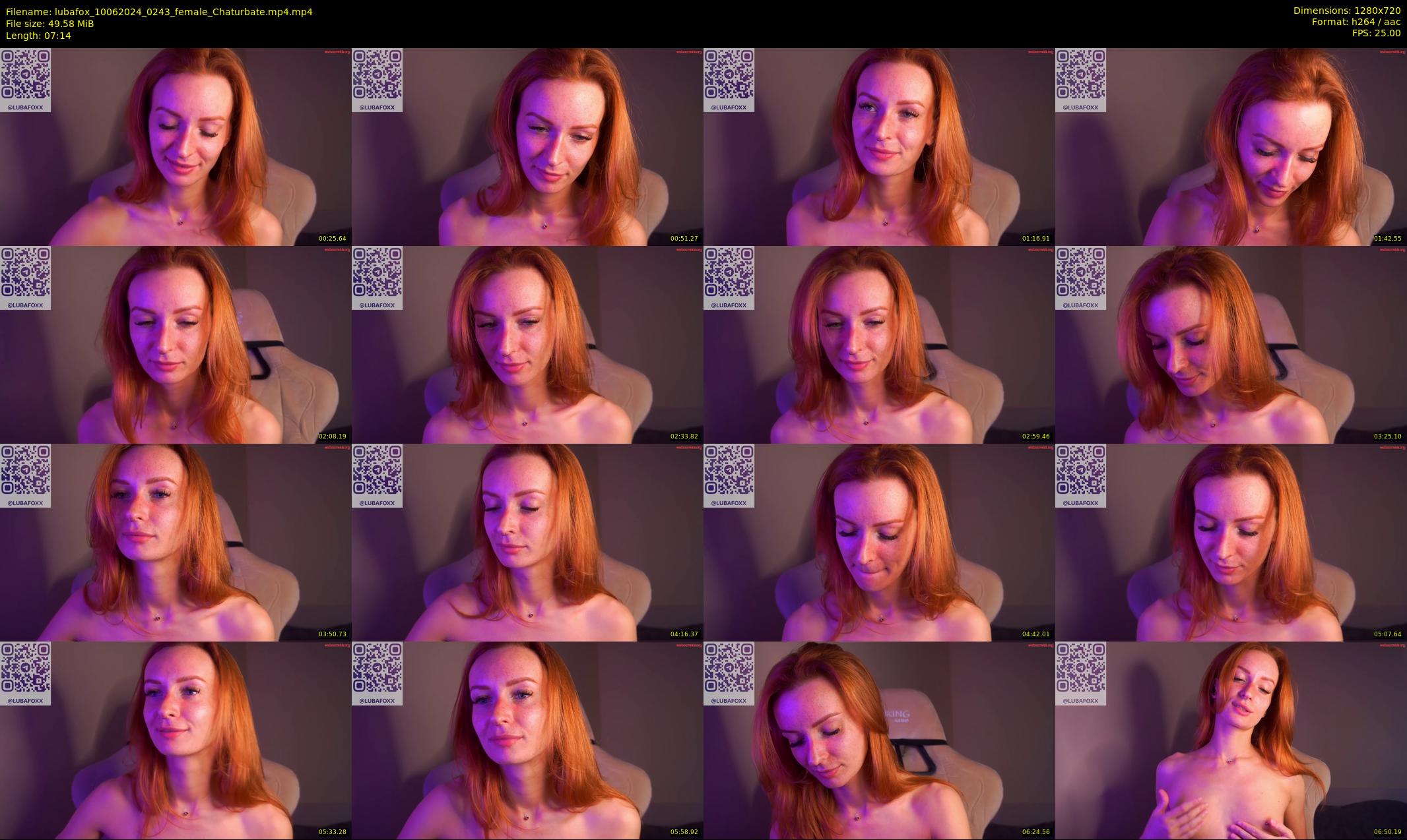 lubafox — 8 minute Chaturbate female cam show recording, 720p, Jun 10, 2024