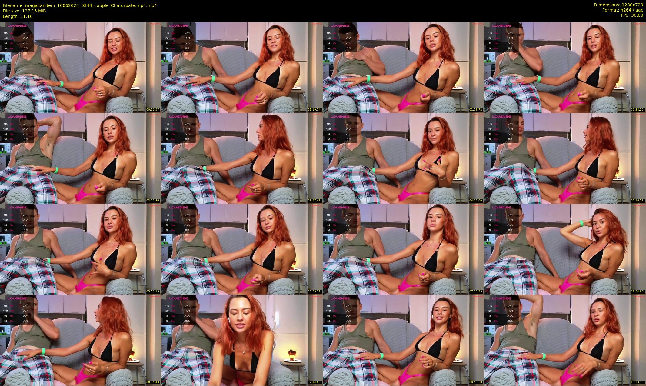 magictandem — 12 minute Chaturbate couple cam show recording, 720p, Jun 10, 2024