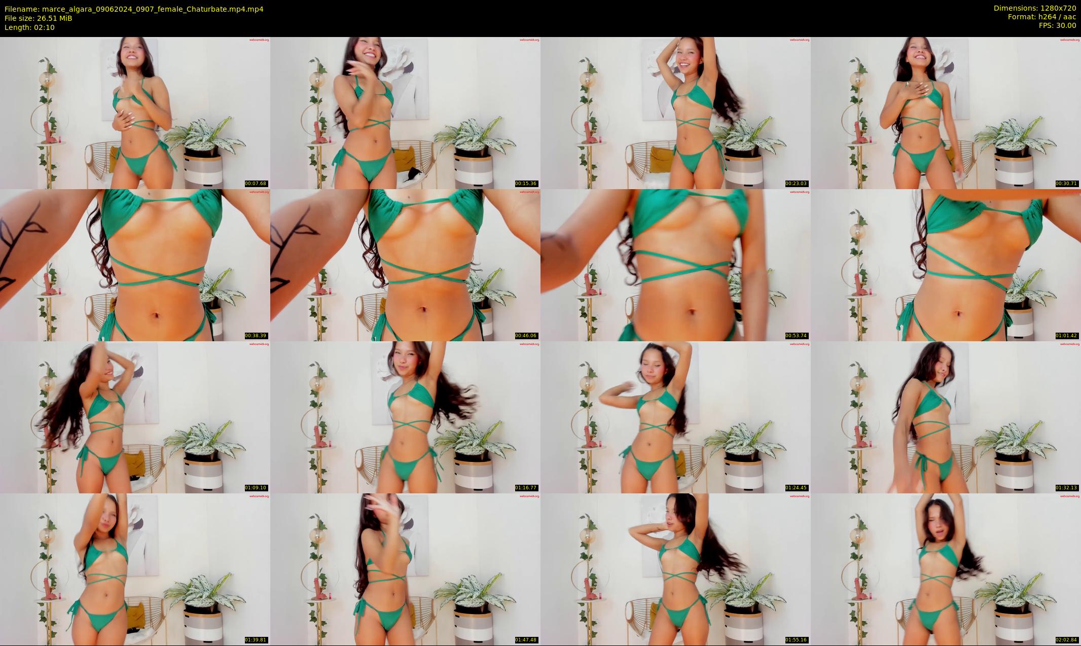 marce_algara — 3 minute Chaturbate female cam show recording, 720p, Jun 9, 2024