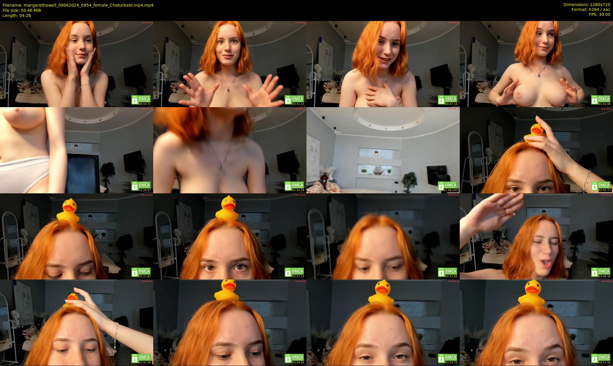 margarethowell — 5 minute Chaturbate female cam show recording, 720p, Jun 9, 2024