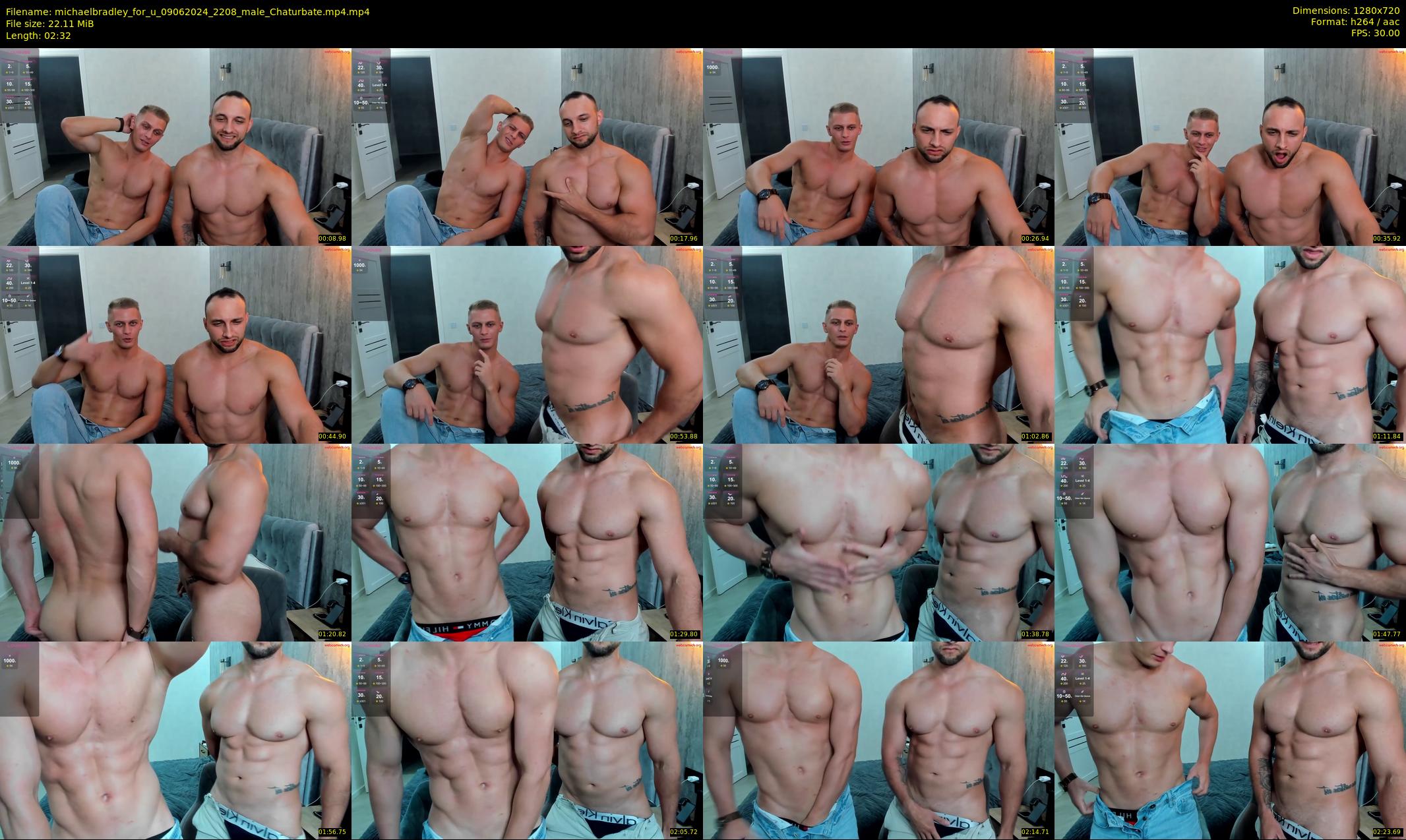 michaelbradley_for_u — 3 minute Chaturbate male cam show recording, 720p, Jun 9, 2024