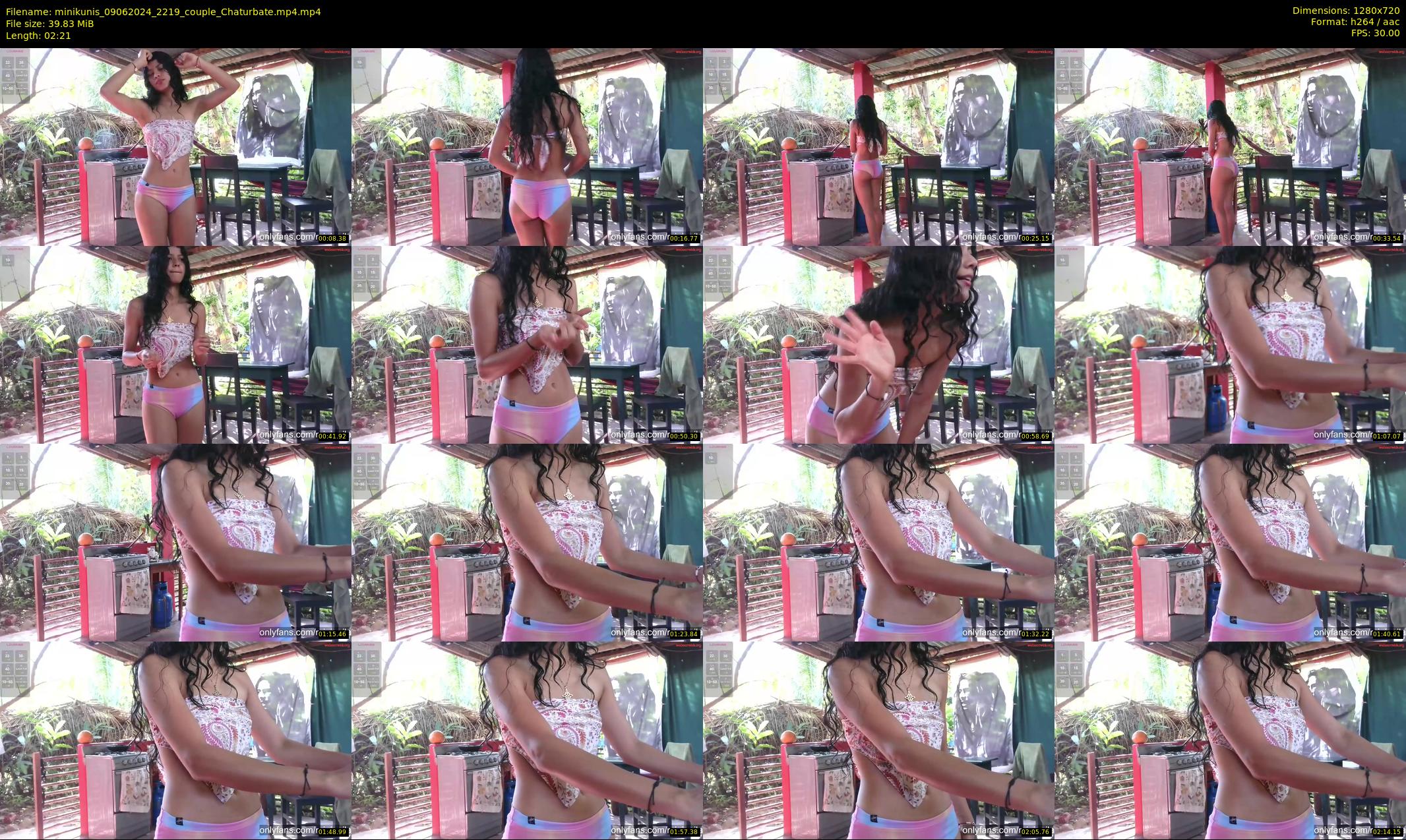 minikunis — 3 minute Chaturbate couple cam show recording, 720p, Jun 9, 2024