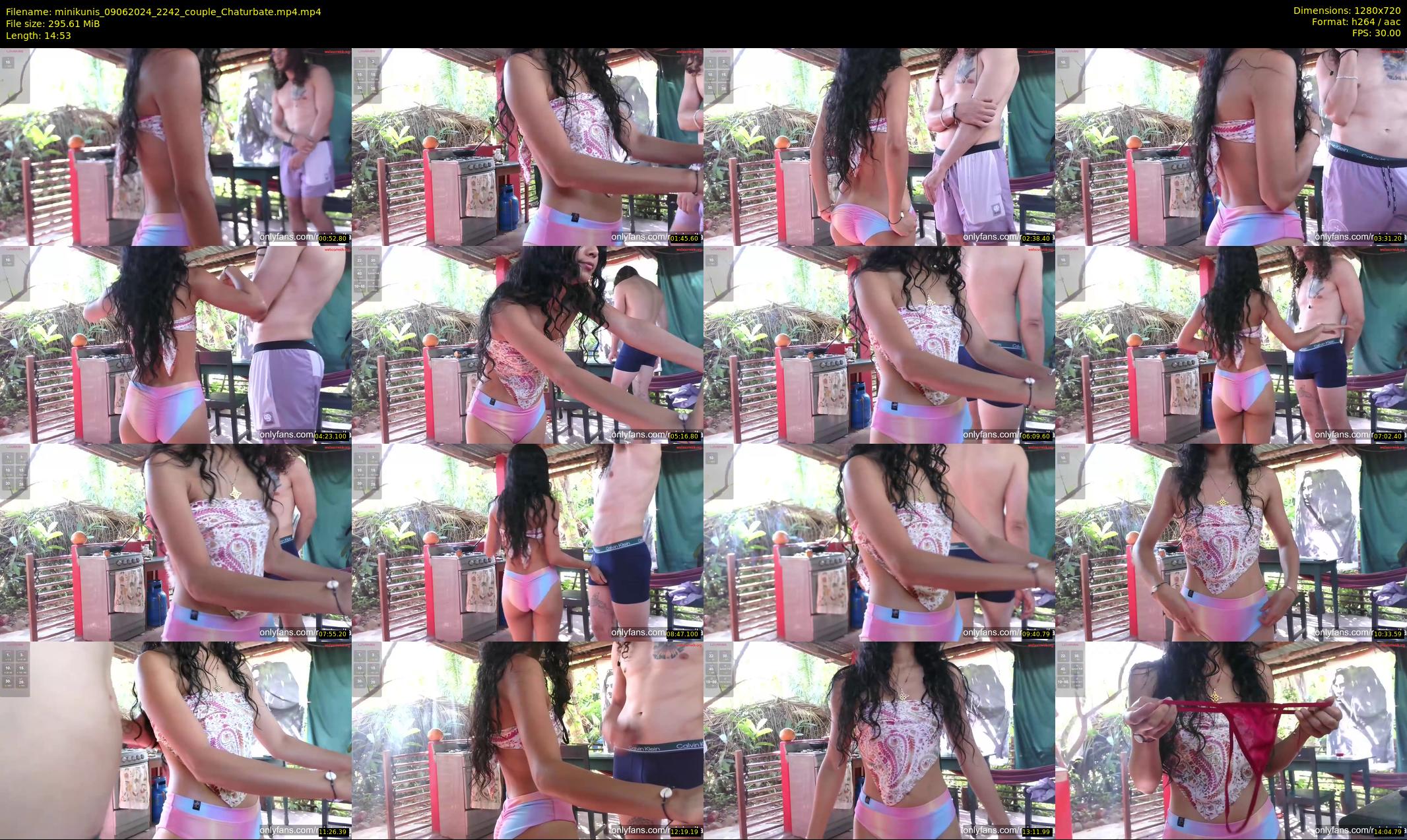 minikunis — 15 minute Chaturbate couple cam show recording, 720p, Jun 9, 2024
