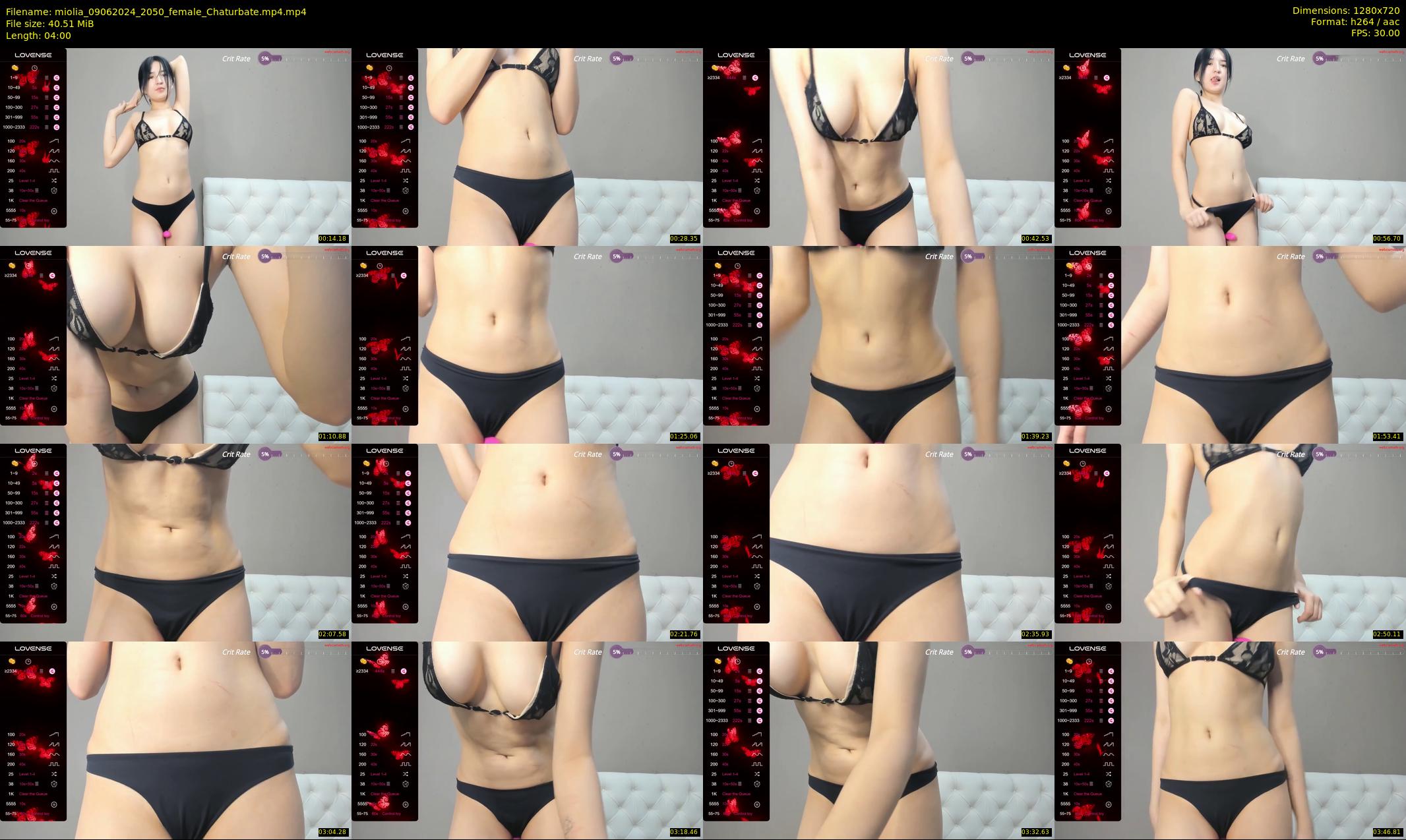 miolia — 4 minute Chaturbate female cam show recording, 720p, Jun 9, 2024