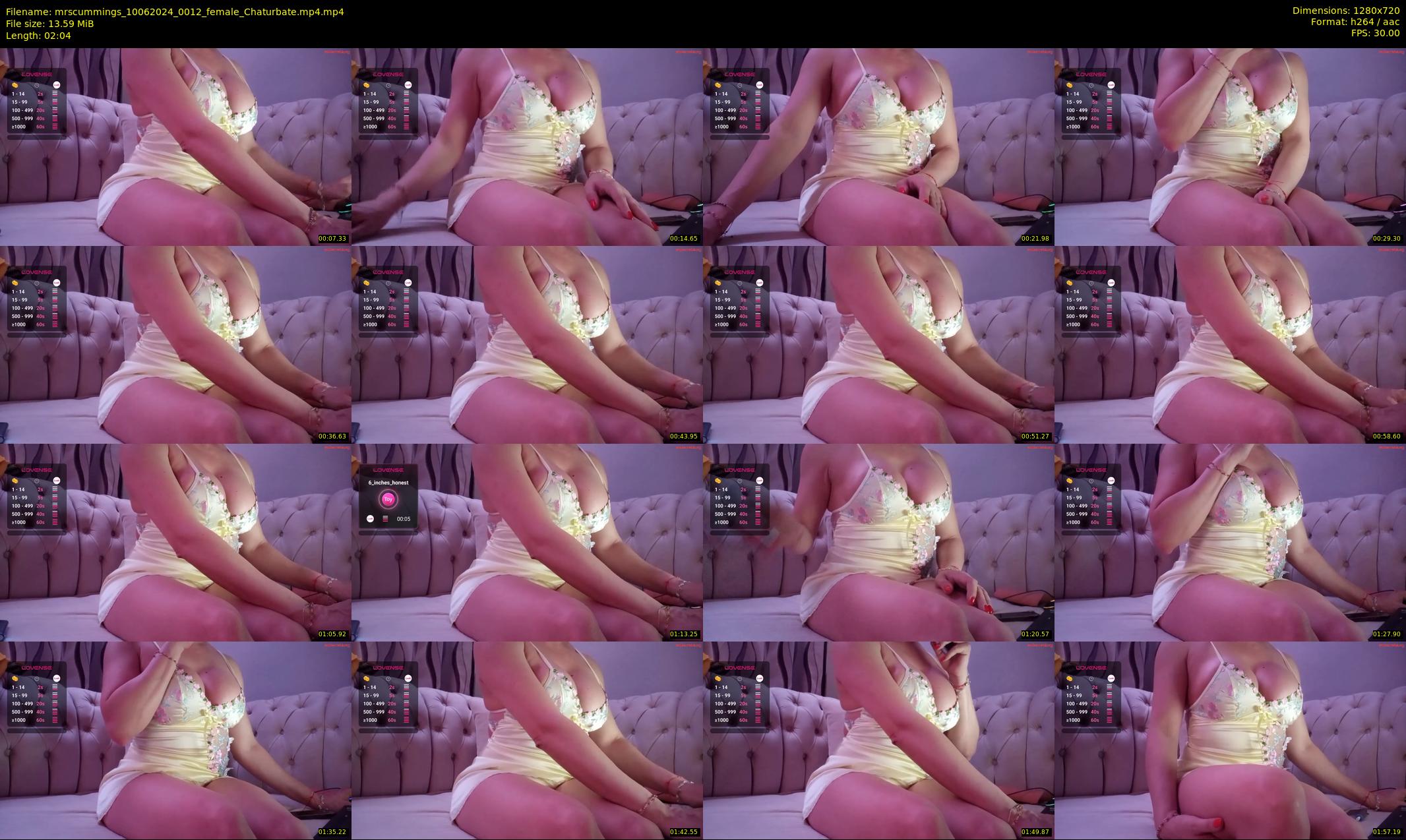 mrscummings — 3 minute Chaturbate female cam show recording, 720p, Jun 10, 2024