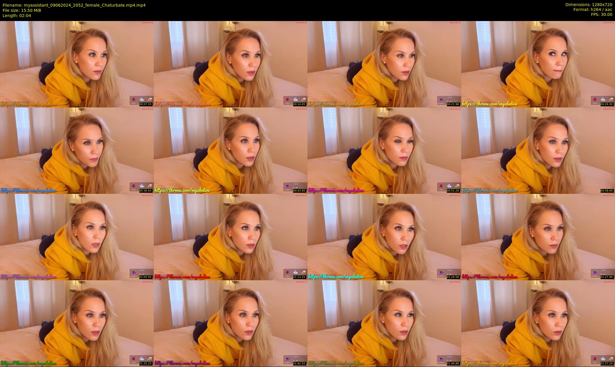 myassistant — 3 minute Chaturbate female cam show recording, 720p, Jun 9, 2024