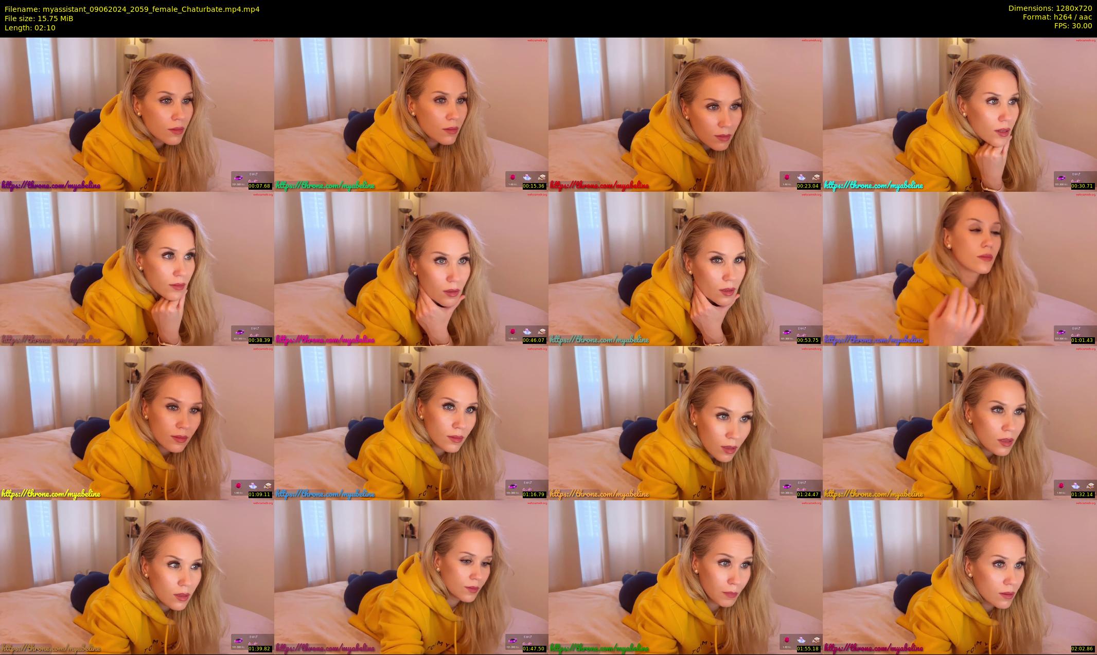 myassistant — 3 minute Chaturbate female cam show recording, 720p, Jun 9, 2024