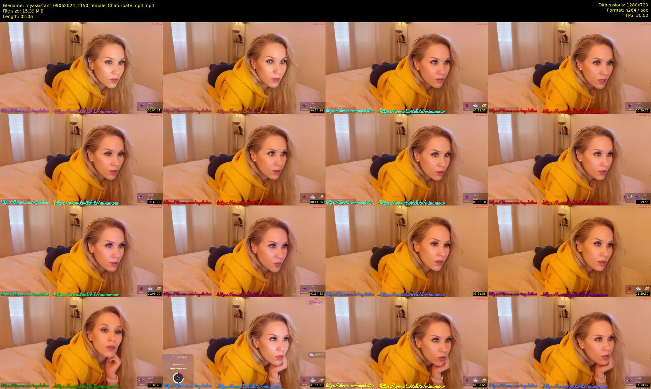 myassistant — 3 minute Chaturbate female cam show recording, 720p, Jun 9, 2024
