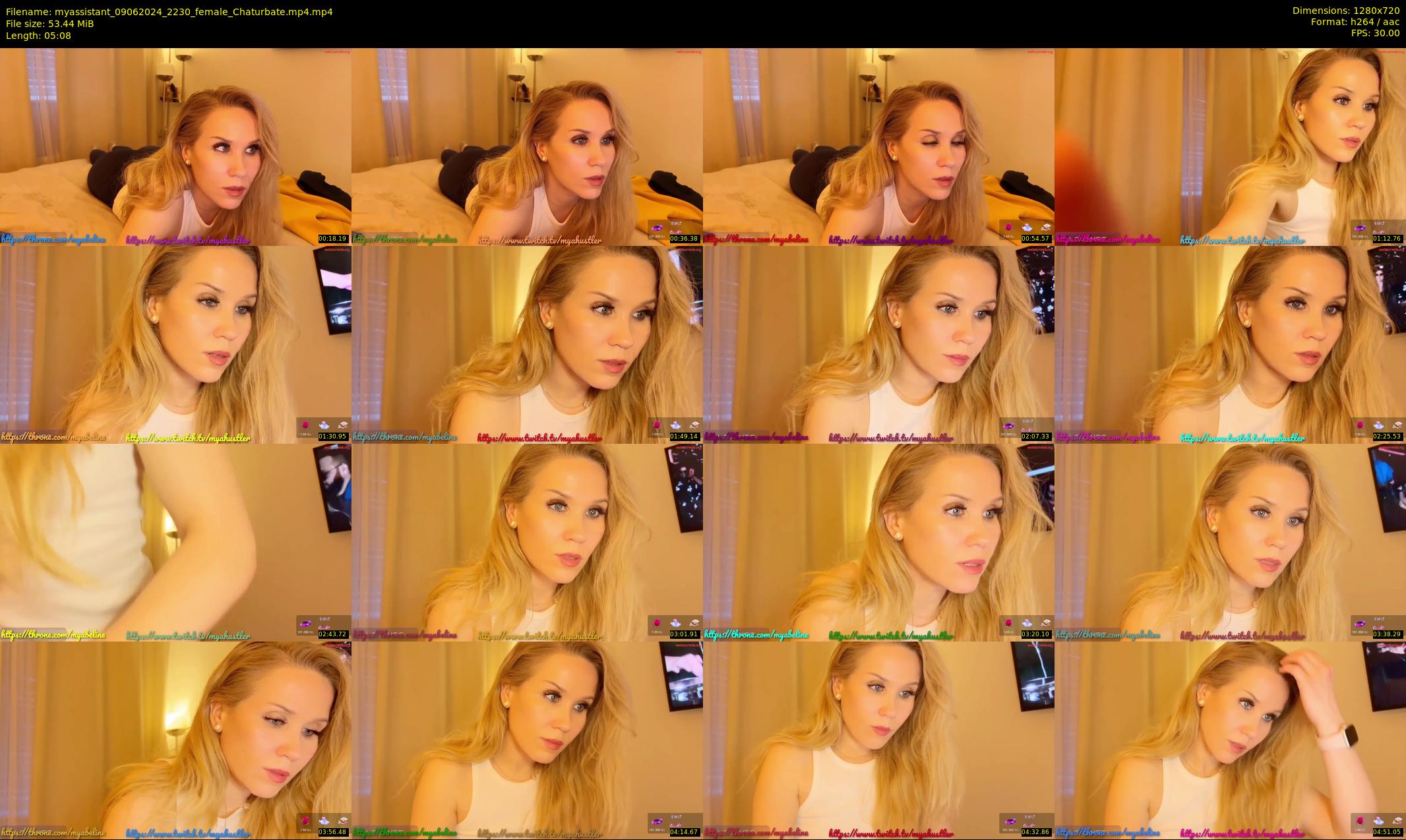 myassistant — 6 minute Chaturbate female cam show recording, 720p, Jun 9, 2024