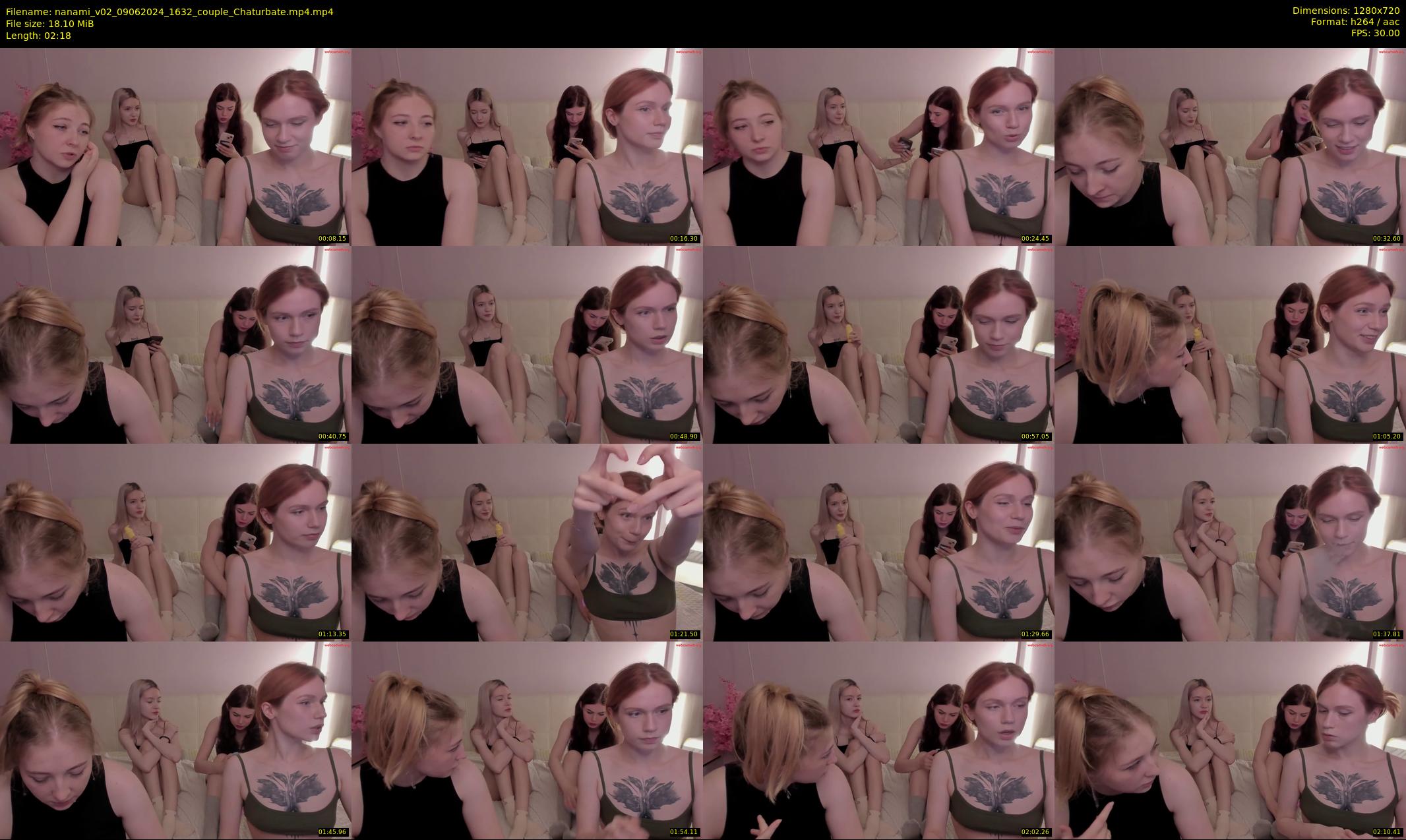 nanami_v02 — 3 minute Chaturbate couple cam show recording, 720p, Jun 9, 2024