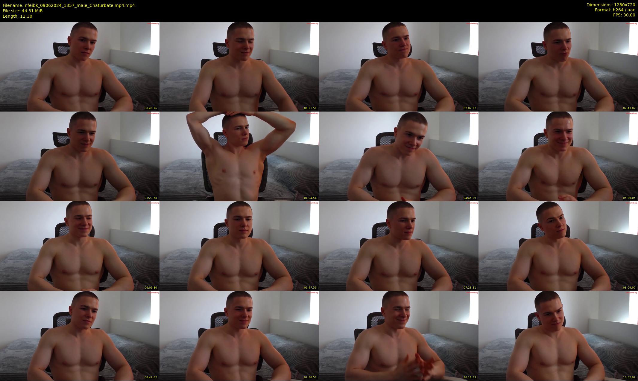 nfeibk — 12 minute Chaturbate male cam show recording, 720p, Jun 9, 2024