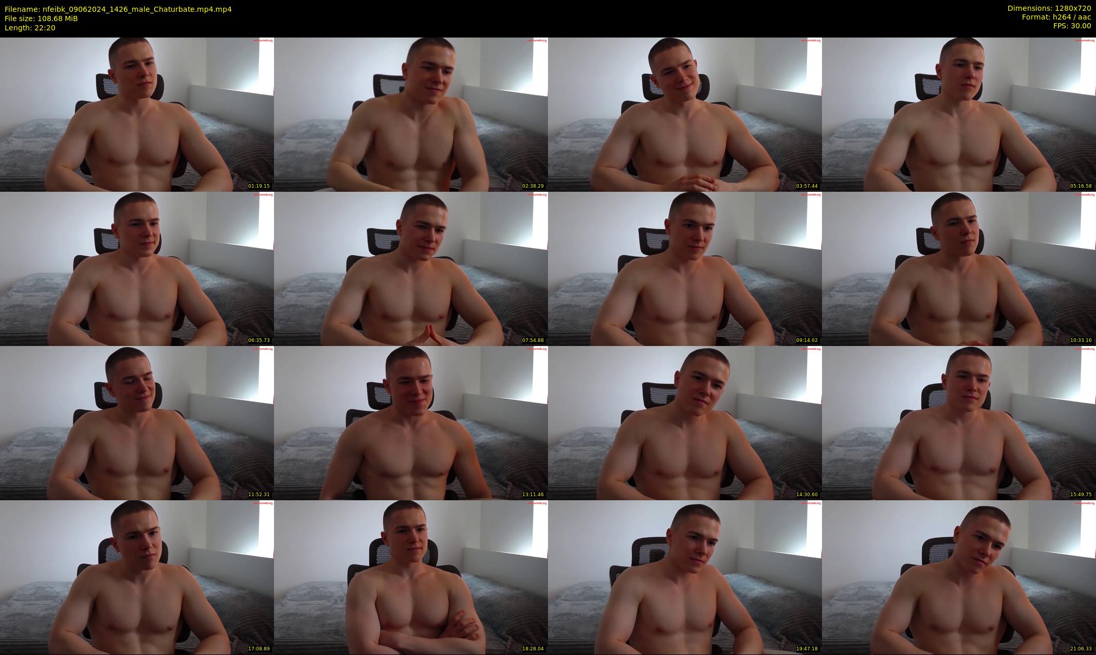 nfeibk — 23 minute Chaturbate male cam show recording, 720p, Jun 9, 2024