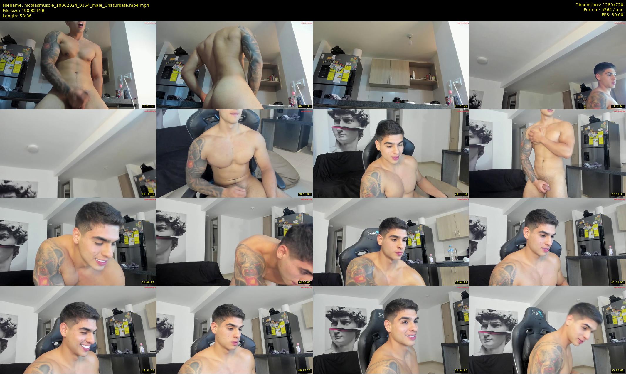 nicolasmuscle — 59 minute Chaturbate male cam show recording, 720p, Jun 10, 2024