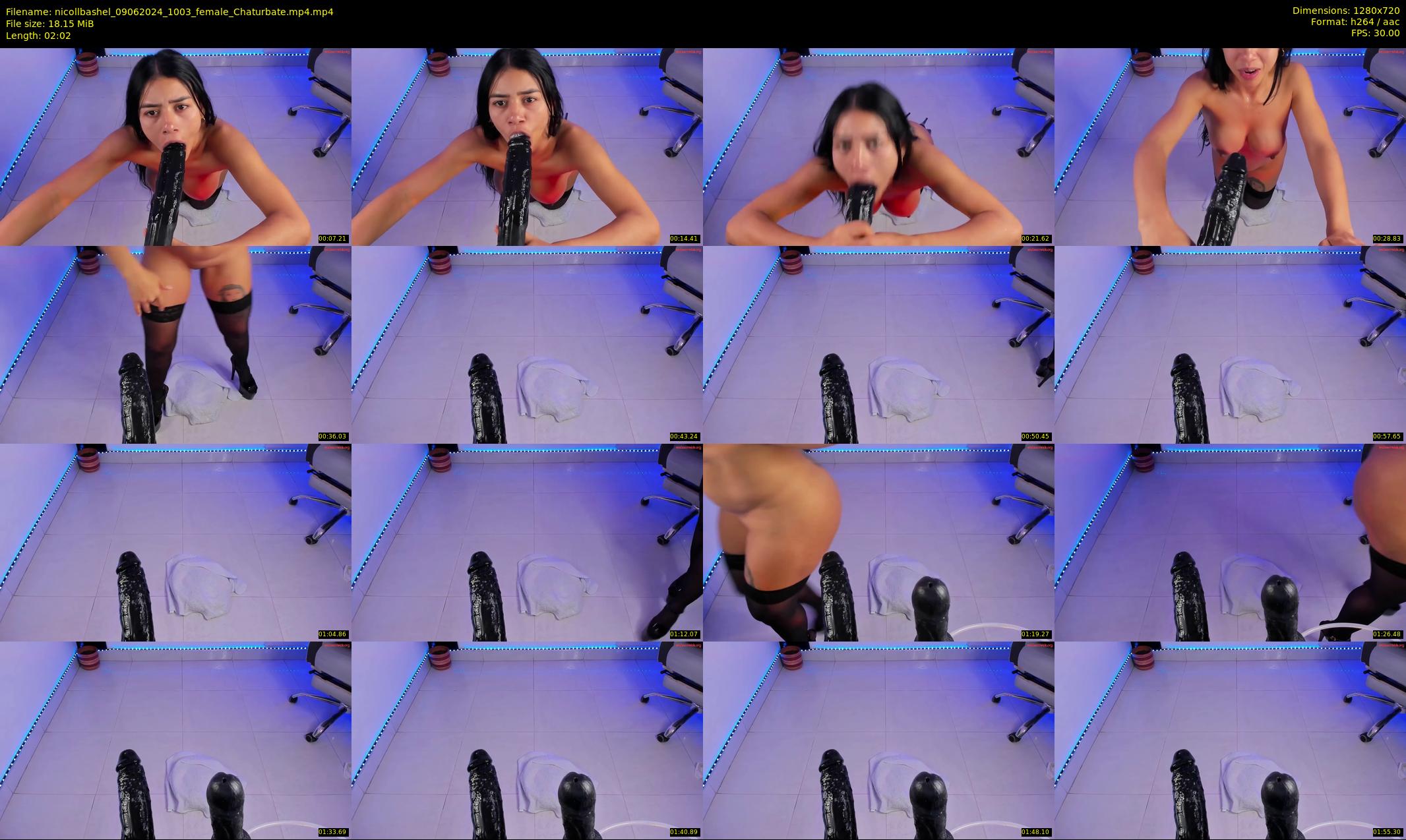 nicollbashel — 3 minute Chaturbate female cam show recording, 720p, Jun 9, 2024