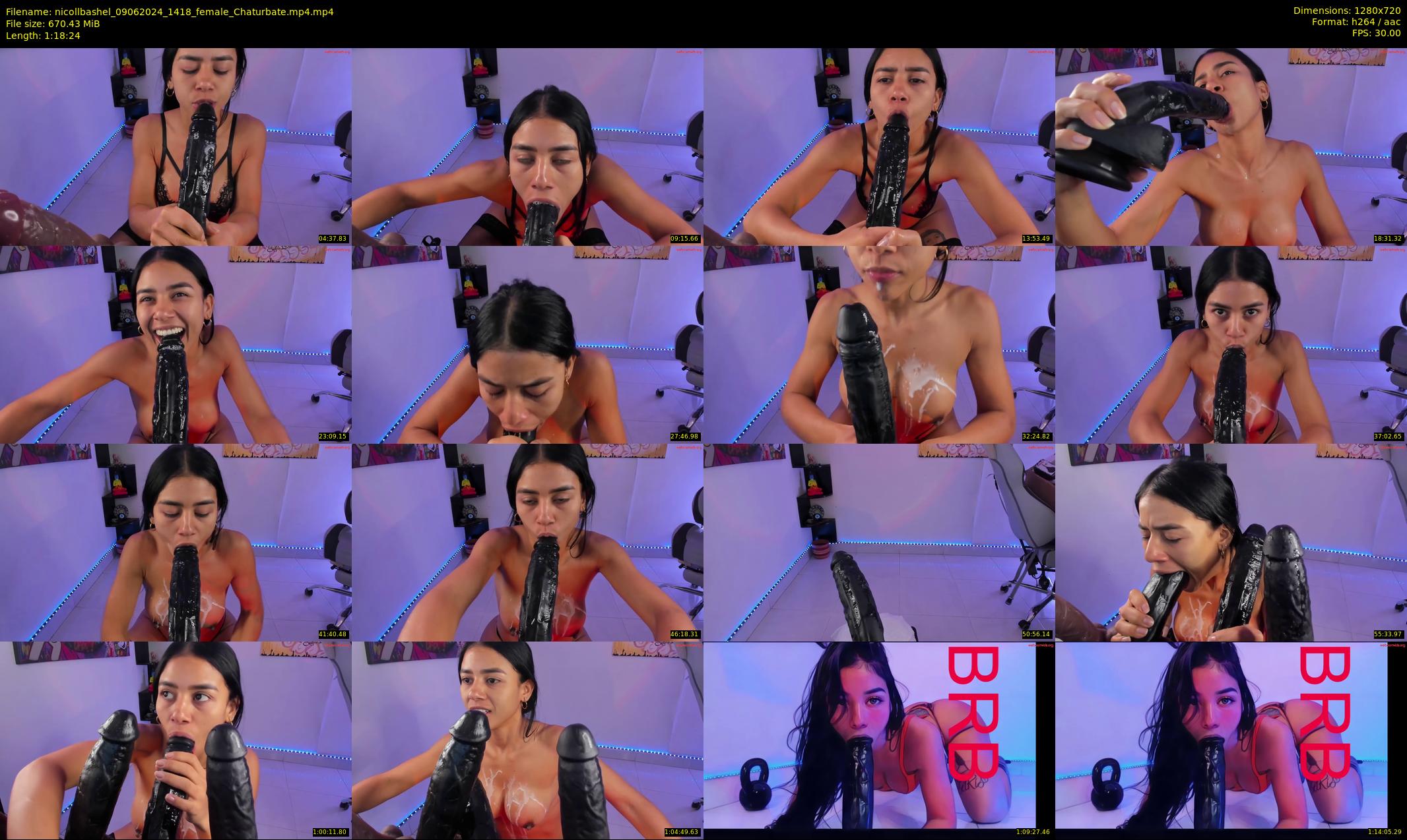 nicollbashel — 79 minute Chaturbate female cam show recording, 720p, Jun 9, 2024