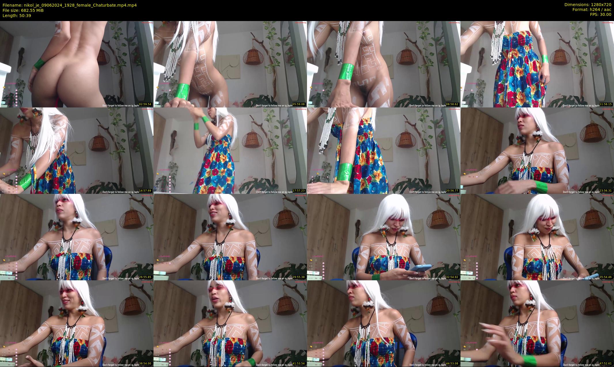nikol_je — 51 minute Chaturbate female cam show recording, 720p, Jun 9, 2024