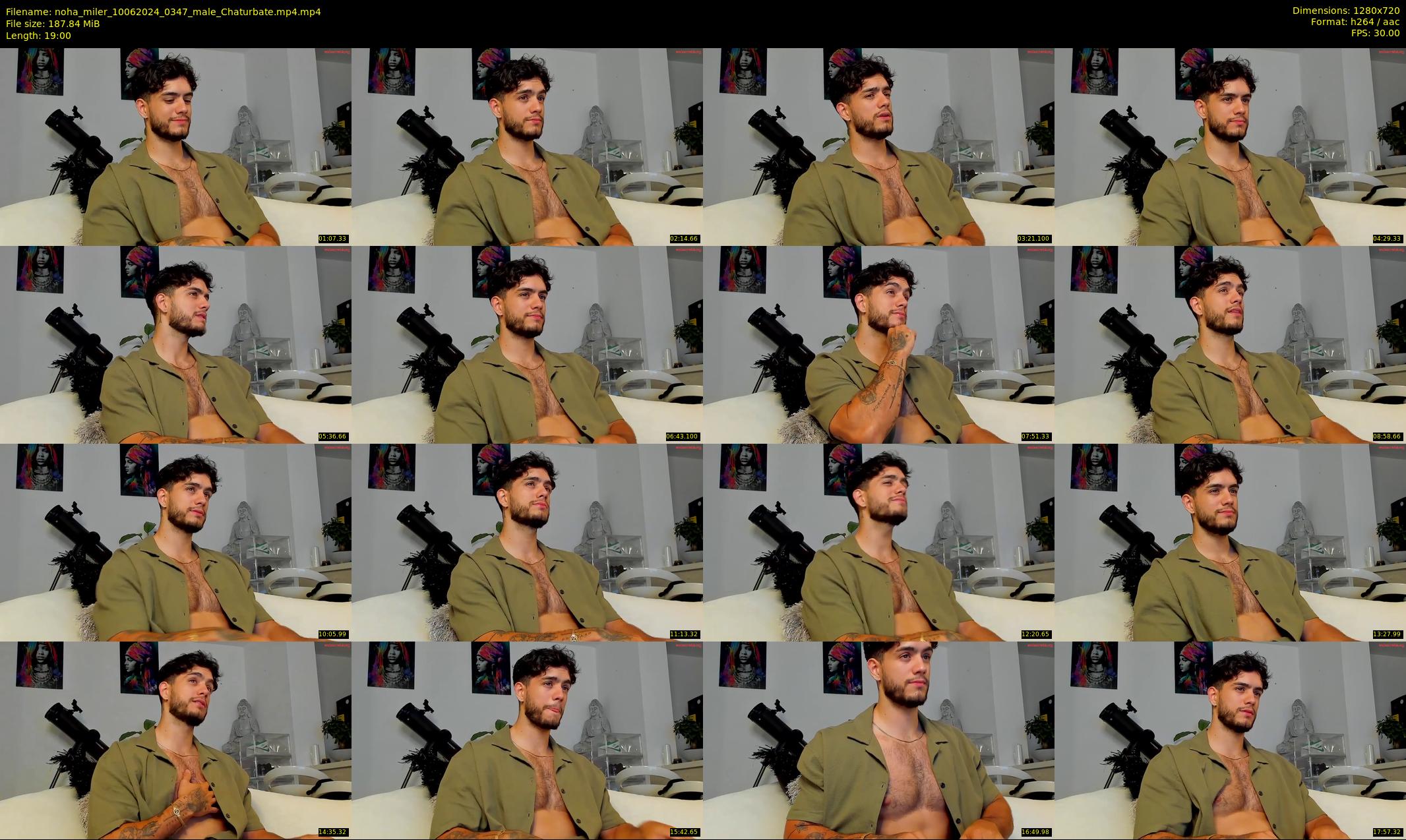 noha_miler — 19 minute Chaturbate male cam show recording, 720p, Jun 10, 2024