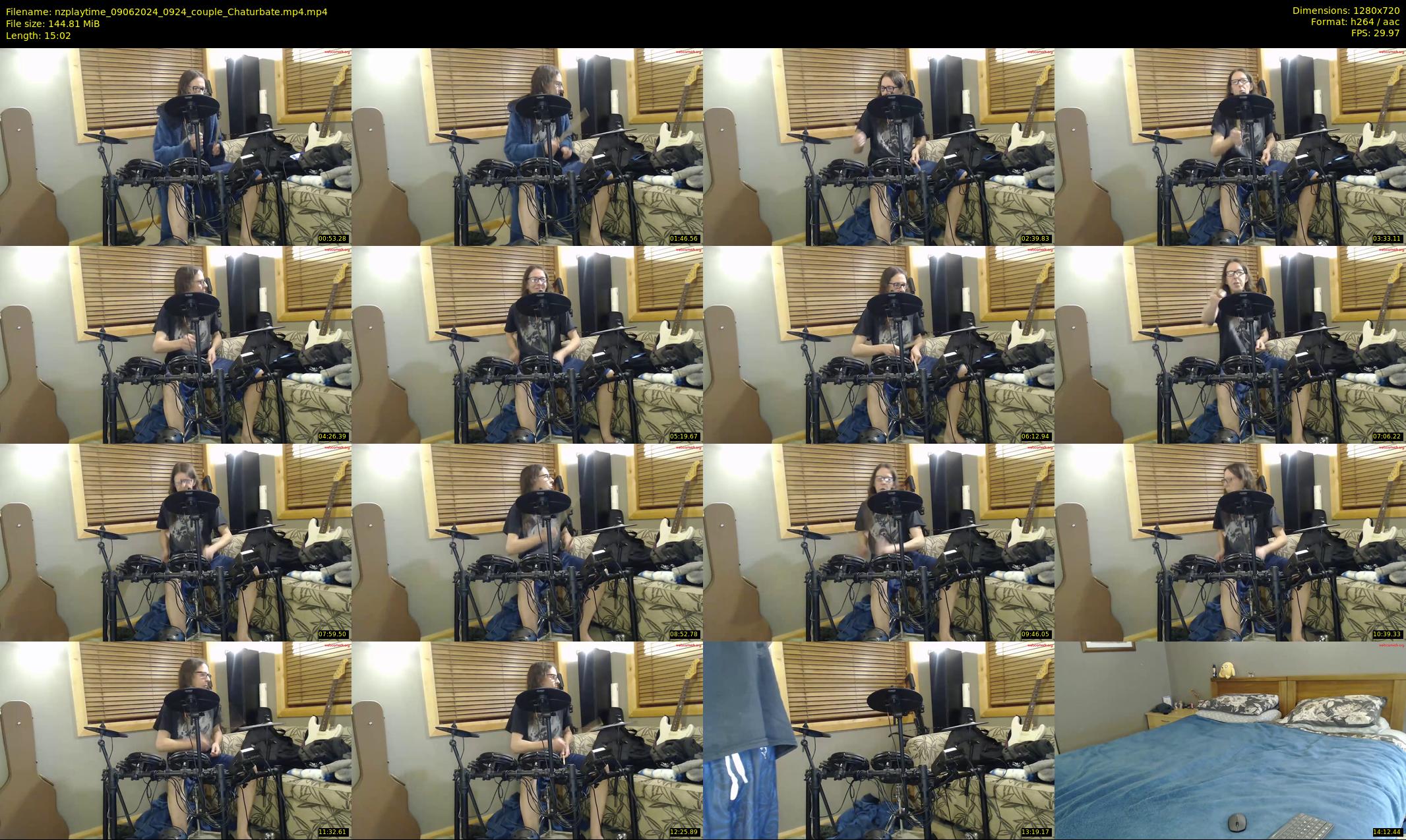 nzplaytime — 16 minute Chaturbate couple cam show recording, 720p, Jun 9, 2024