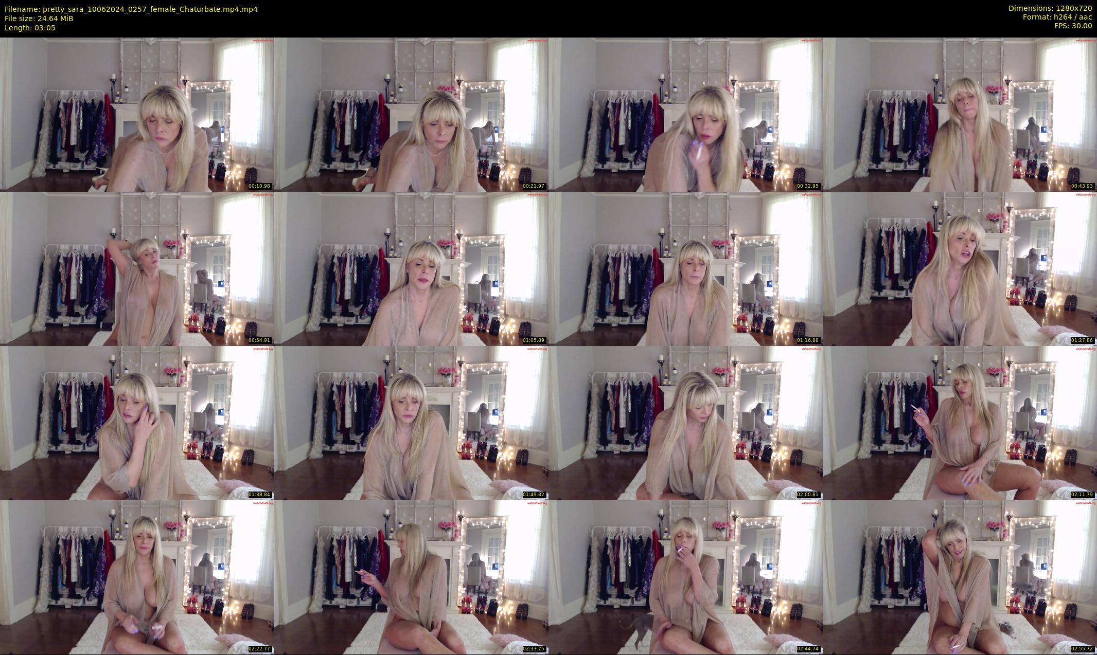 pretty_sara — 4 minute Chaturbate female cam show recording, 720p, Jun 10, 2024