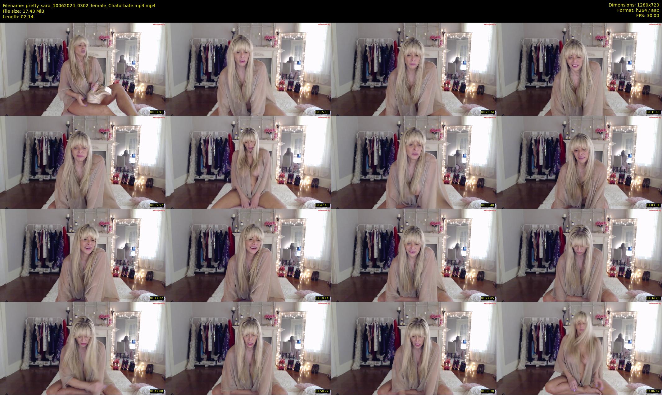 pretty_sara — 3 minute Chaturbate female cam show recording, 720p, Jun 10, 2024