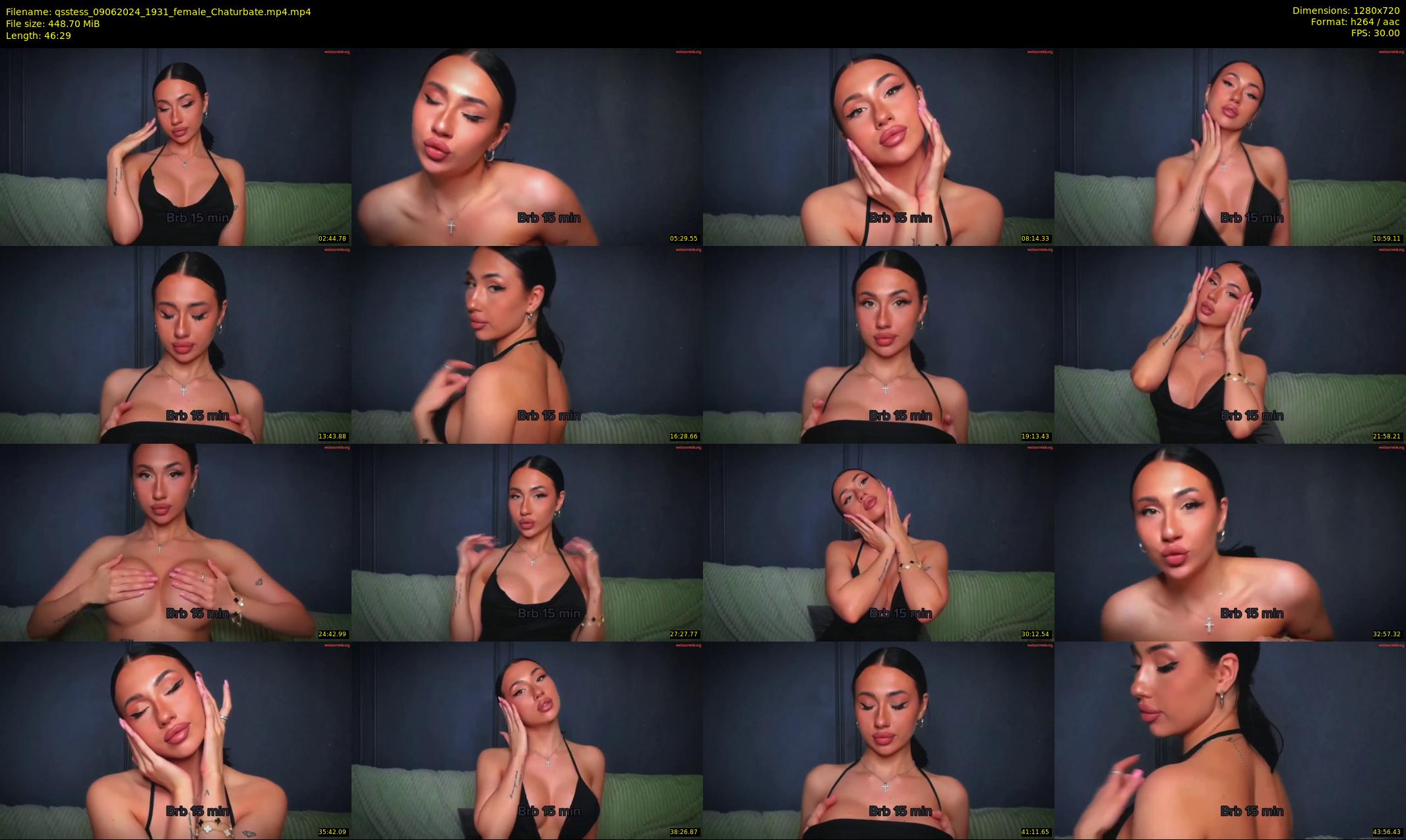 qsstess — 47 minute Chaturbate female cam show recording, 720p, Jun 9, 2024