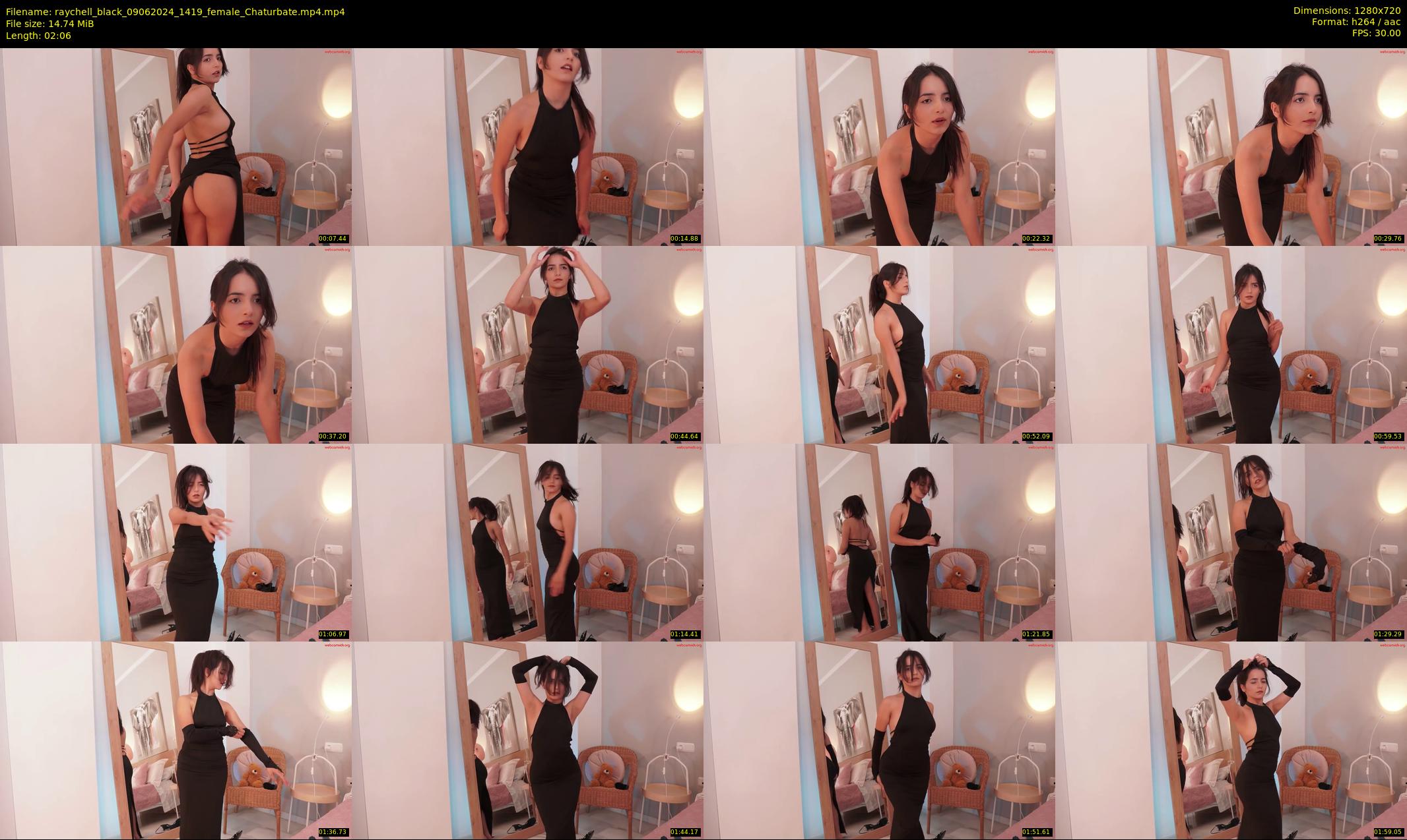 raychell_black — 3 minute Chaturbate female cam show recording, 720p, Jun 9, 2024