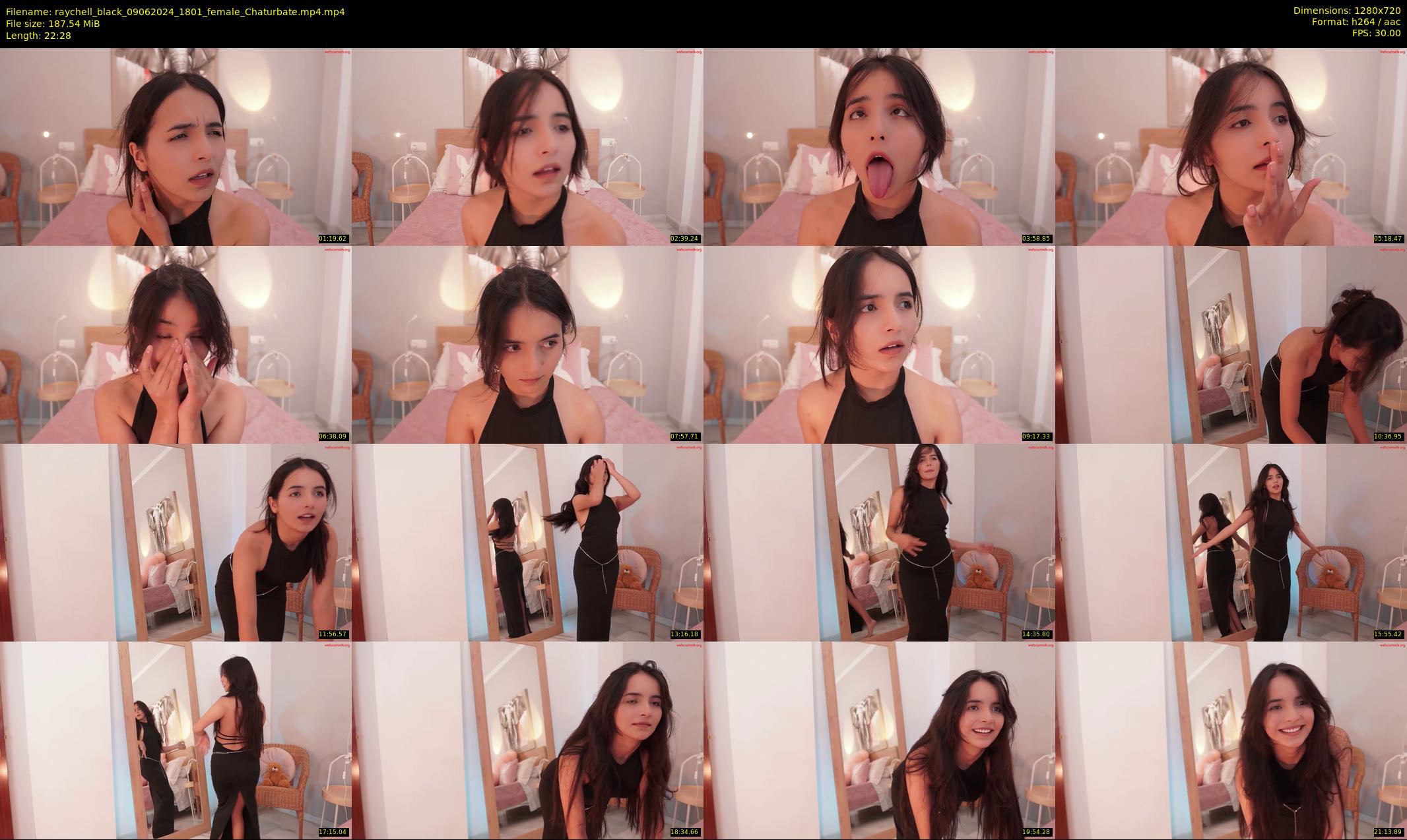 raychell_black — 23 minute Chaturbate female cam show recording, 720p, Jun 9, 2024
