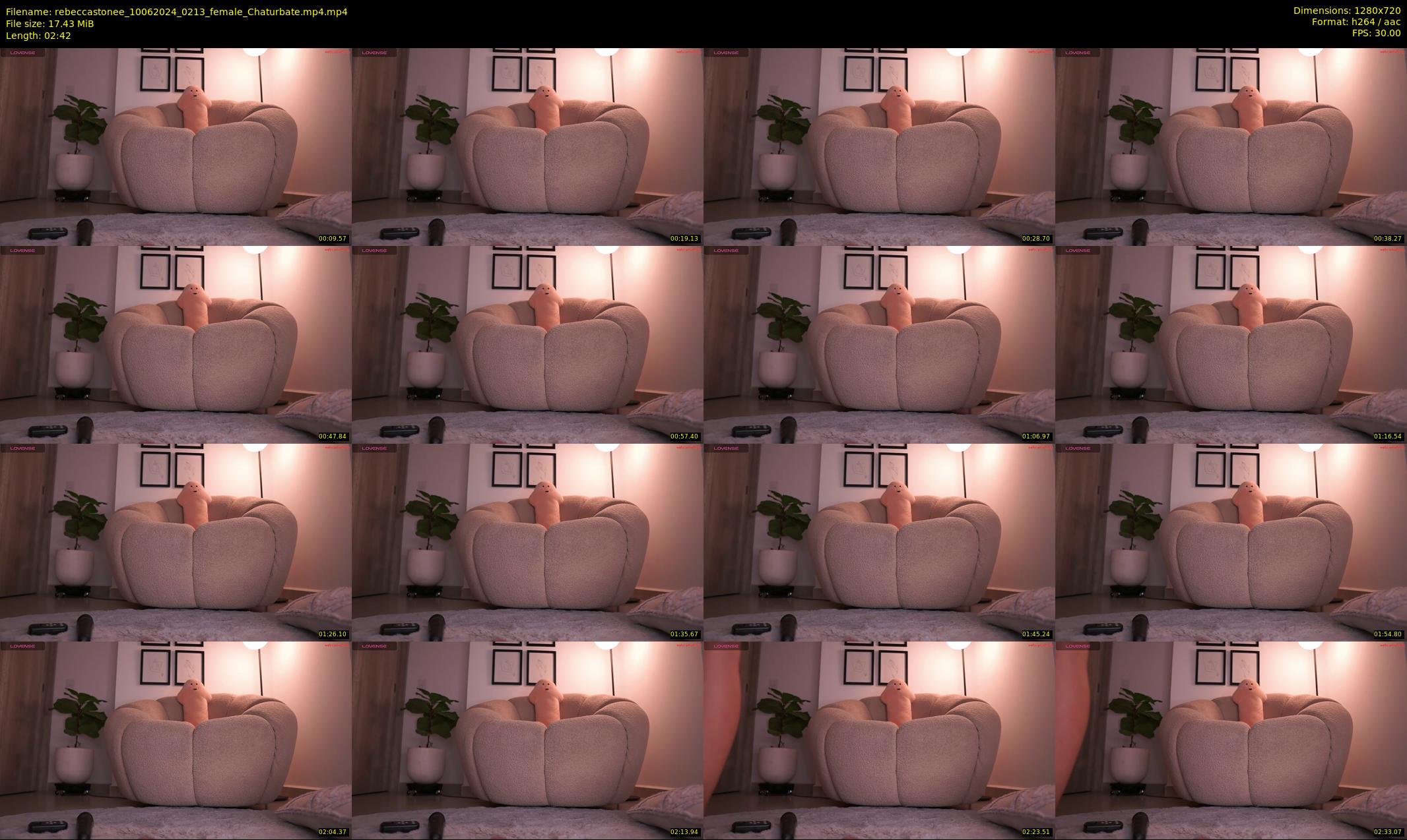rebeccastonee — 3 minute Chaturbate female cam show recording, 720p, Jun 10, 2024