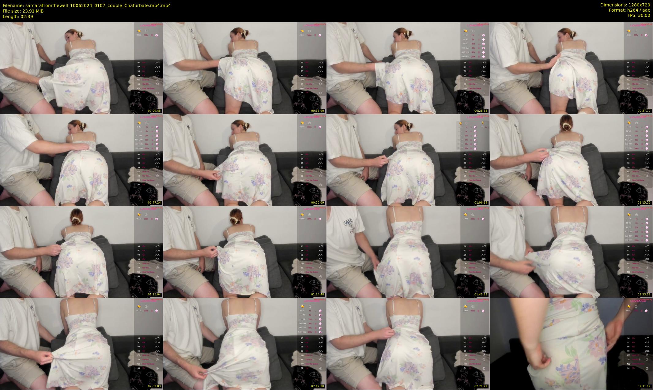 samarafromthewell — 3 minute Chaturbate female cam show recording, 720p, Jun 10, 2024